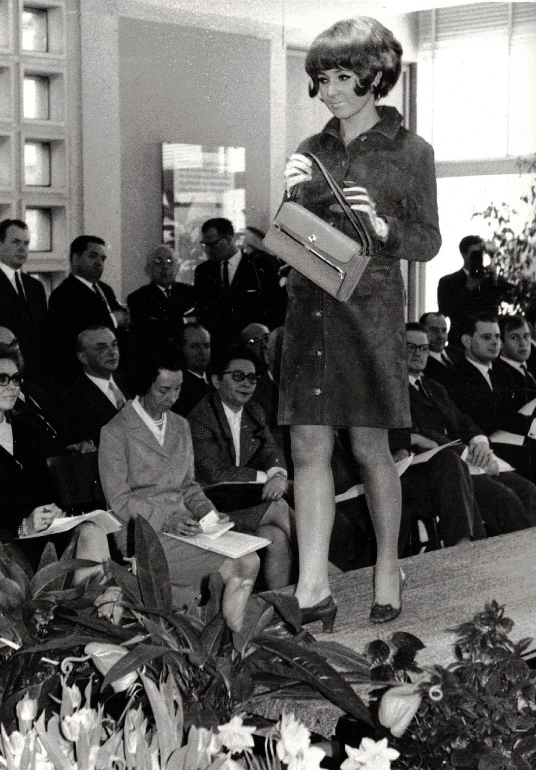 Mit Geschmack: Modenschau während der Ledermesse, 1967