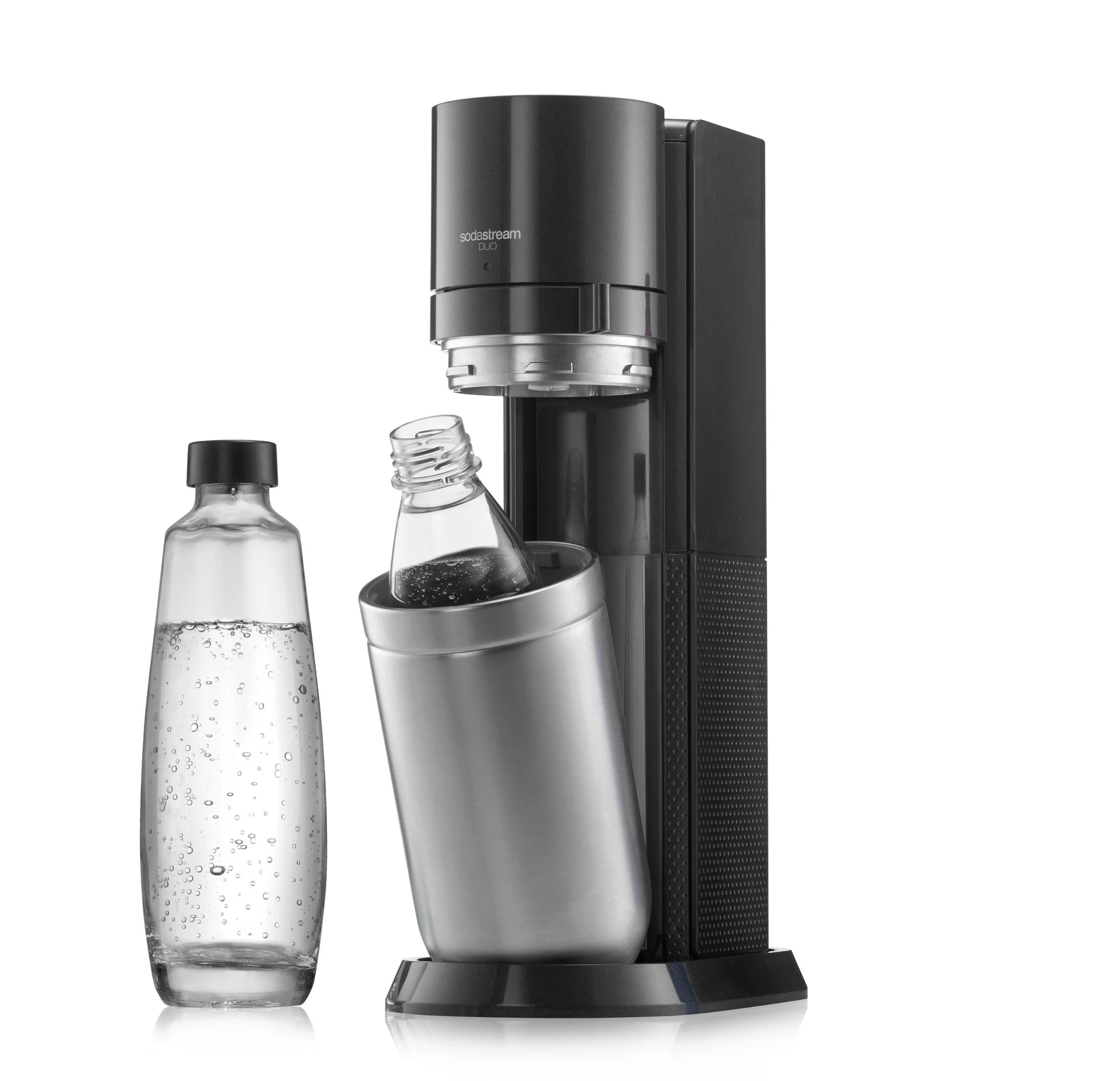 Sodastream Duo im Test: Nutzung von Kunststoff- und Glasflaschen