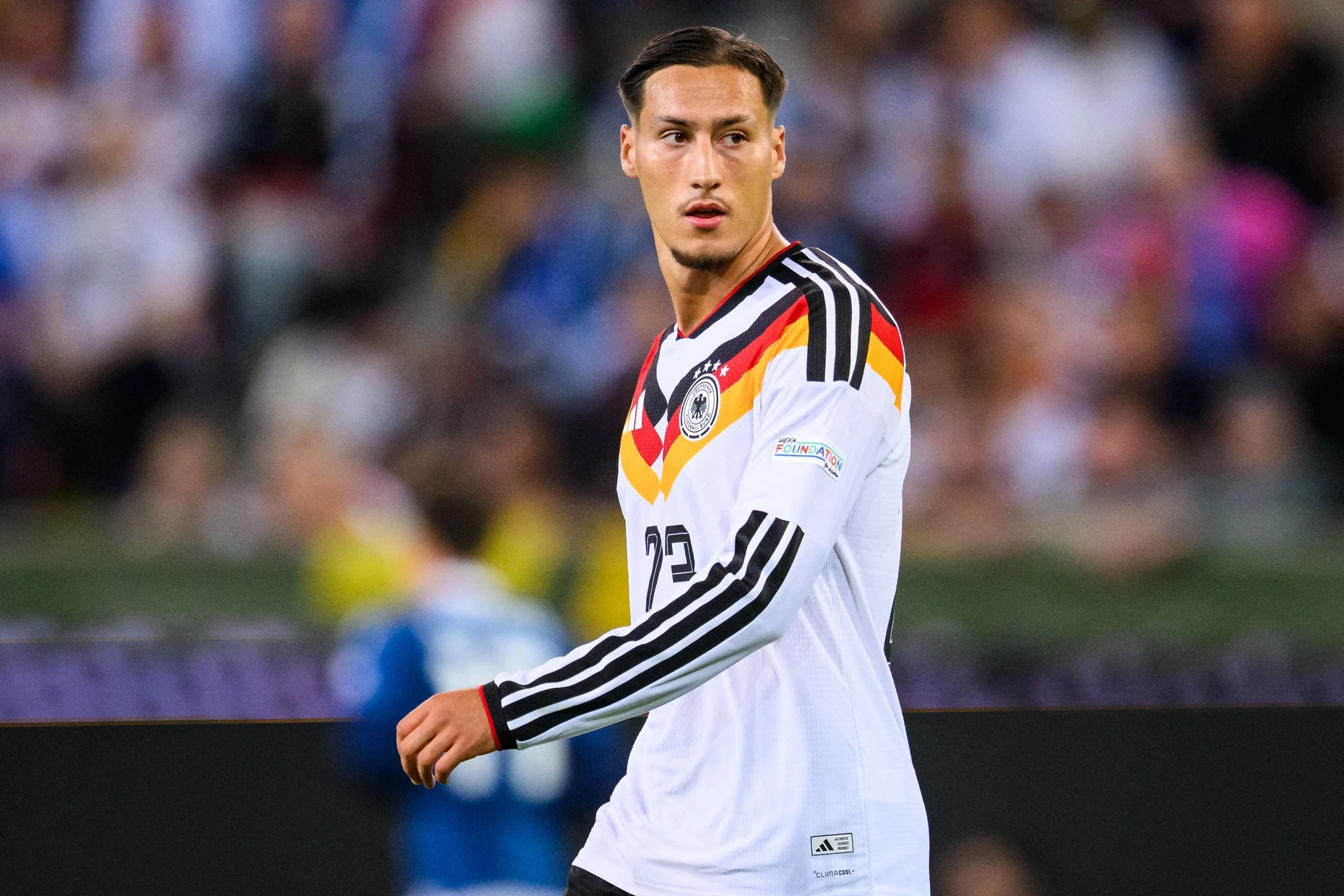 In Younes Ebnoutalibs sportlicher Vita stehen seit Ende September zwei A-Länderspiele für Deutschland.