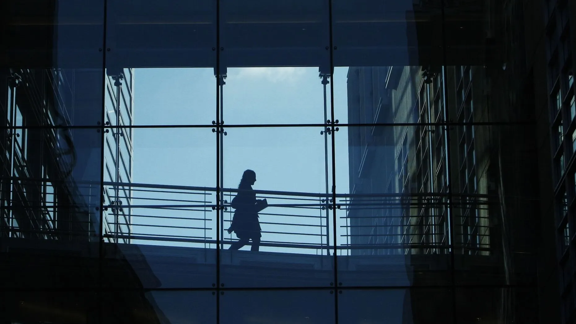 Bürobrücke bei Goldman Sachs in London