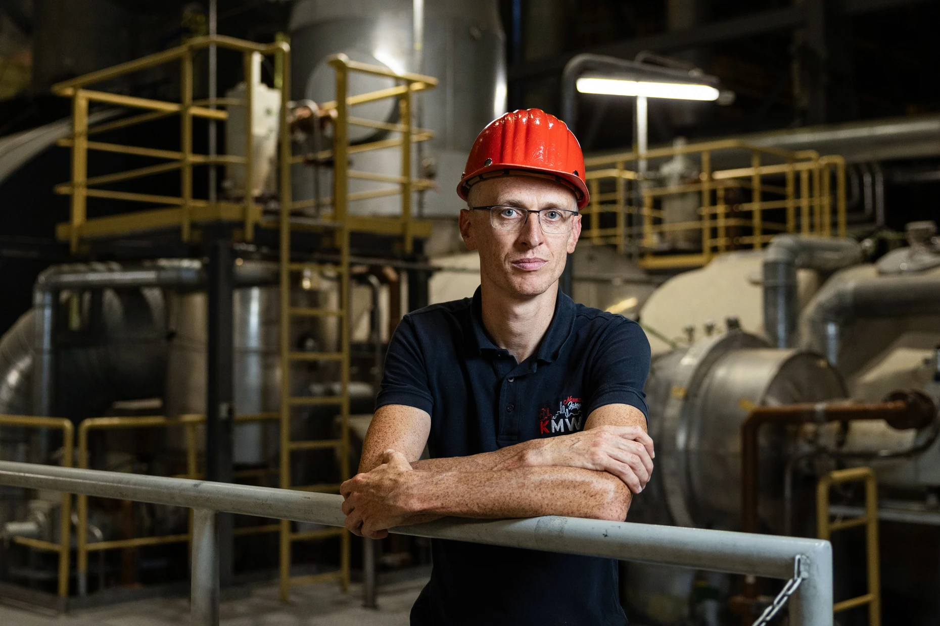 Harald Kasper, Betriebsleiter der Kraftwerke 2, 3 und 5 der Kraftwerke Mainz-Wiesbaden AG