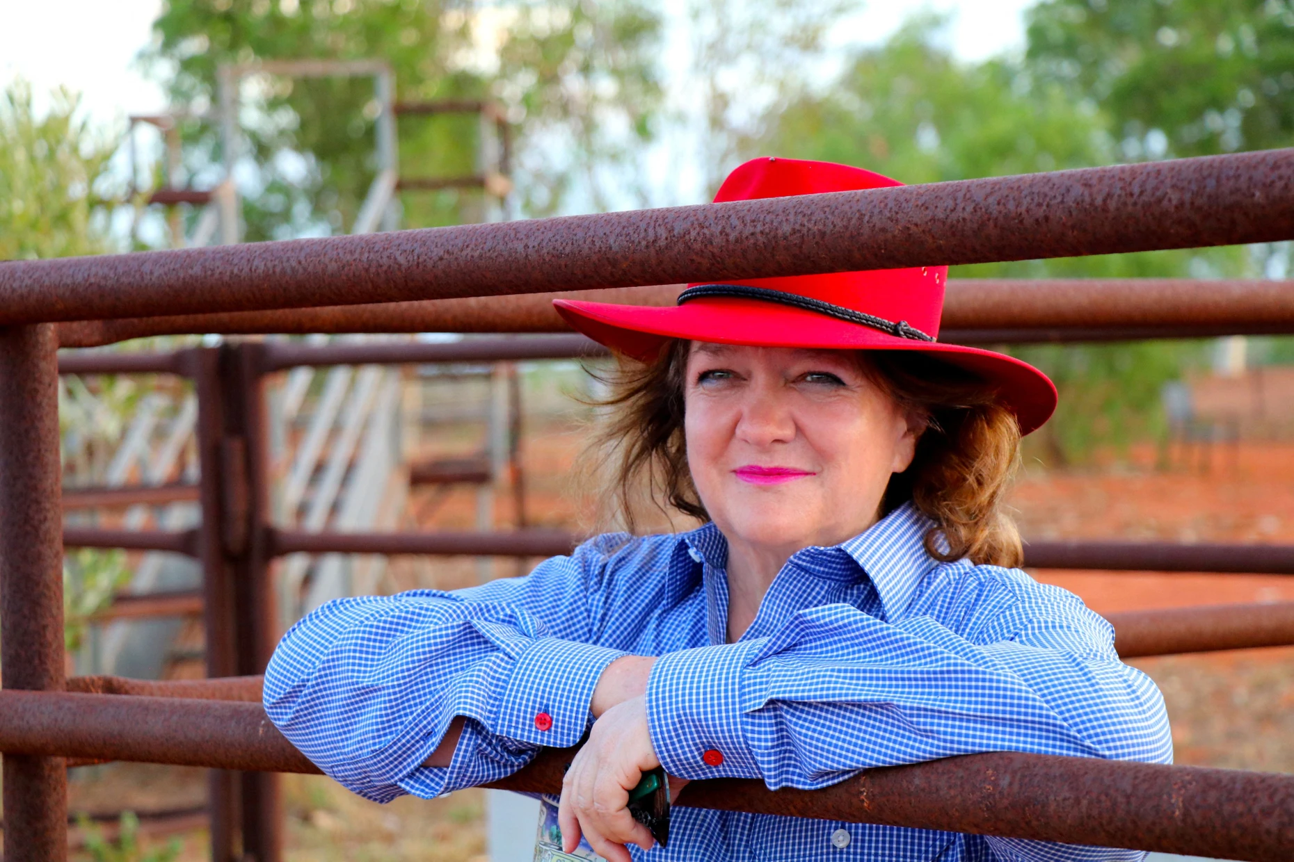 Verschenkt auch mal ein Flugzeug: Die Milliardärin Gina Rinehart, hier 2018