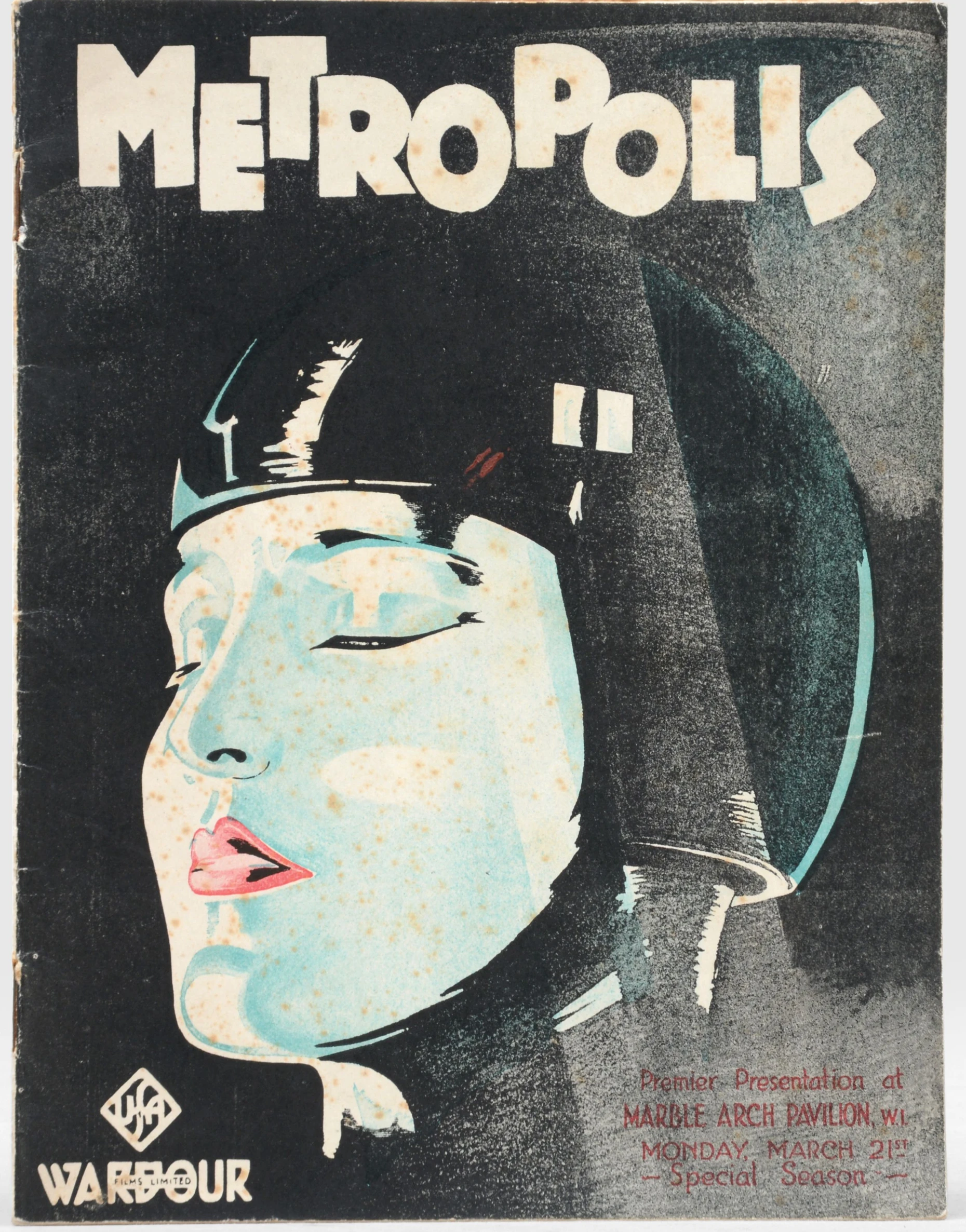 Im Angebot des Antiquariats Peter Harrington: Filmplakat „Metropolis“ von Fritz Lang, 1927