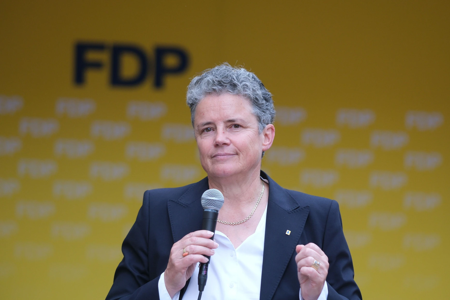 Kämpft um den Verbleib: FDP-Spitzenkandidatin Lydia Hüskens.