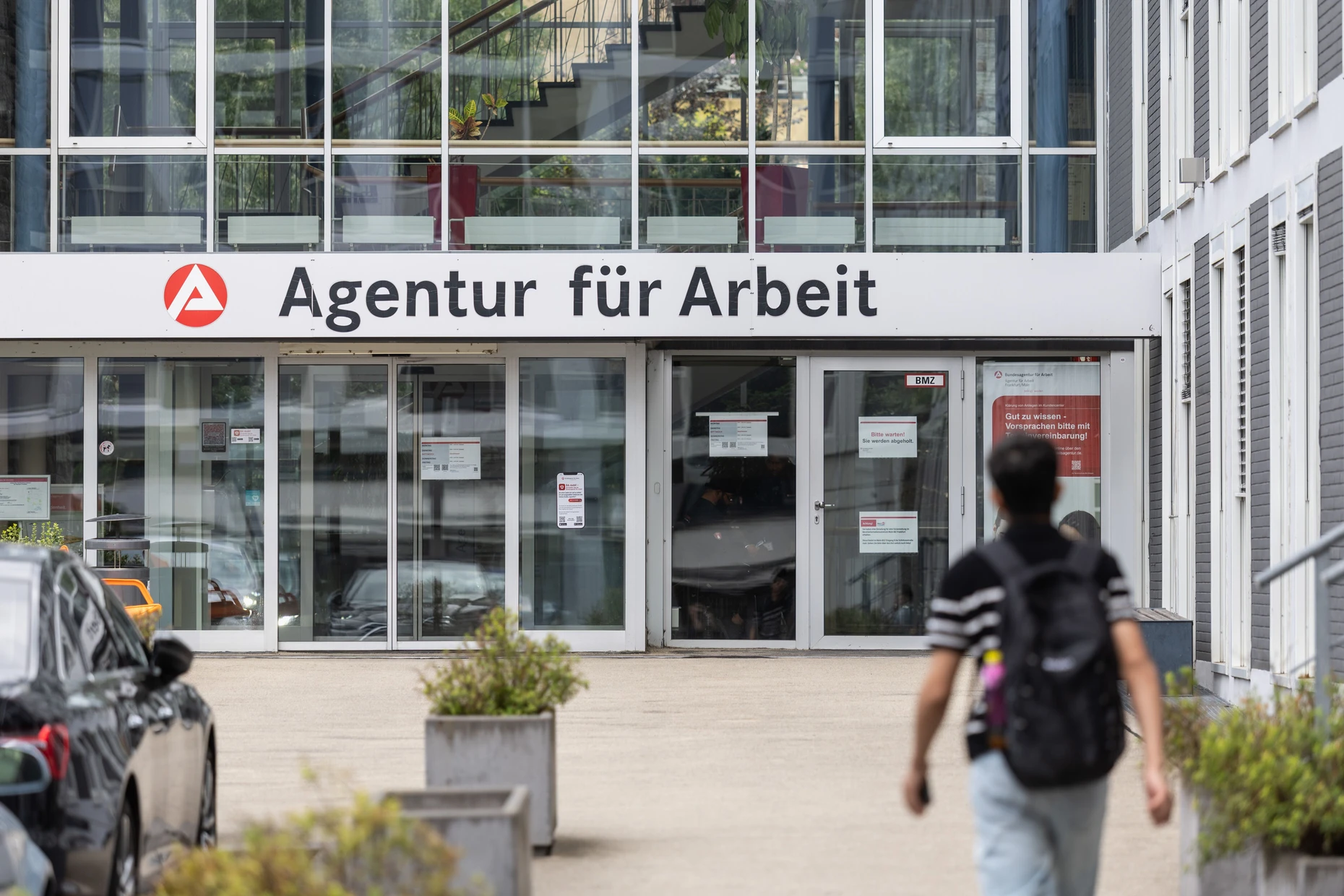 Hilft auch Arbeitgebern: Die Frankfurter Arbeitsagentur