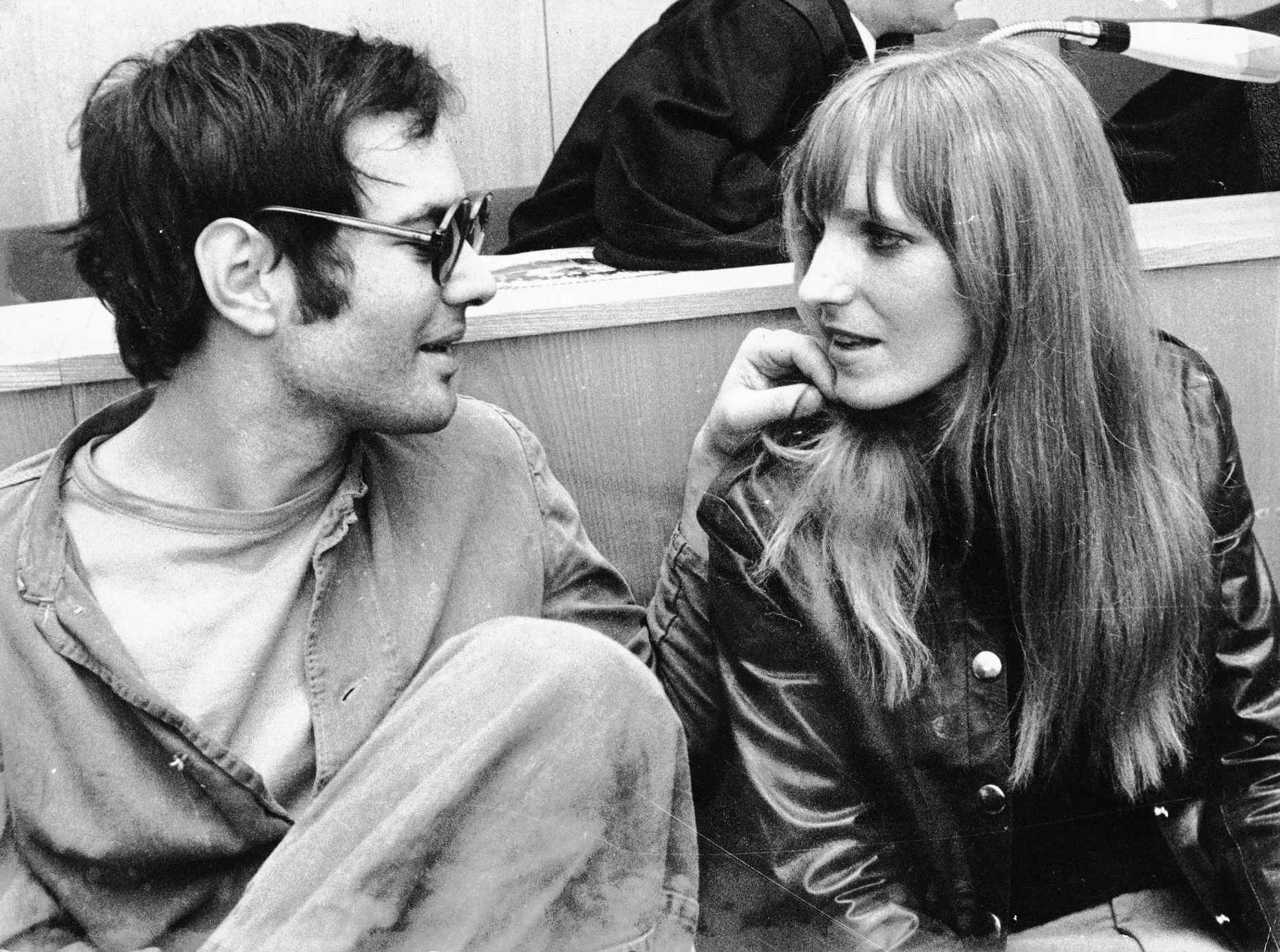 Der Strizzi, der zum Terroristen wurde: Andreas Baader und Gudrun Ensslin 1968 in Frankfurt vor Gericht