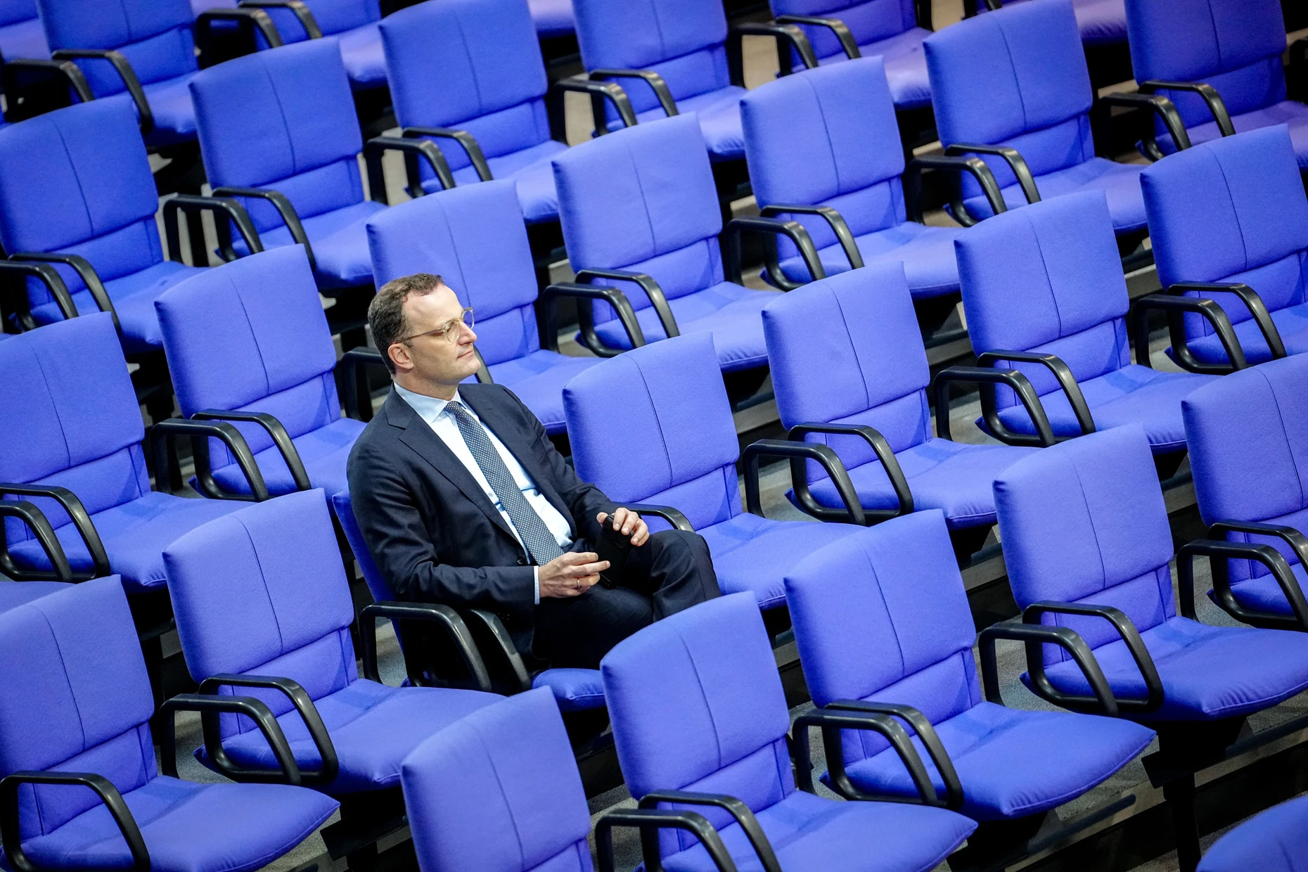 Jens Spahn am 10. Juli im Bundestag, damals noch als Fraktionsvorsitzender