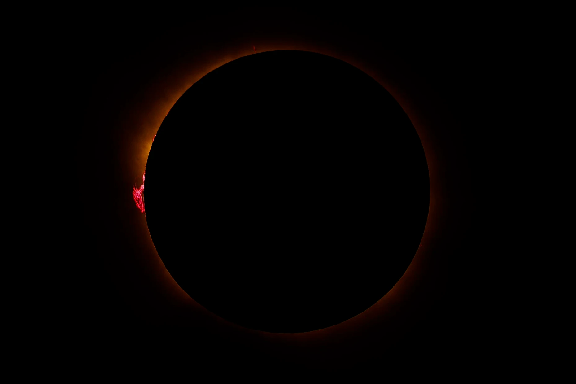 Totale Sonnenfinsternis: Aufnahme aus Berlanga de Duero im Nordwesten Spaniens