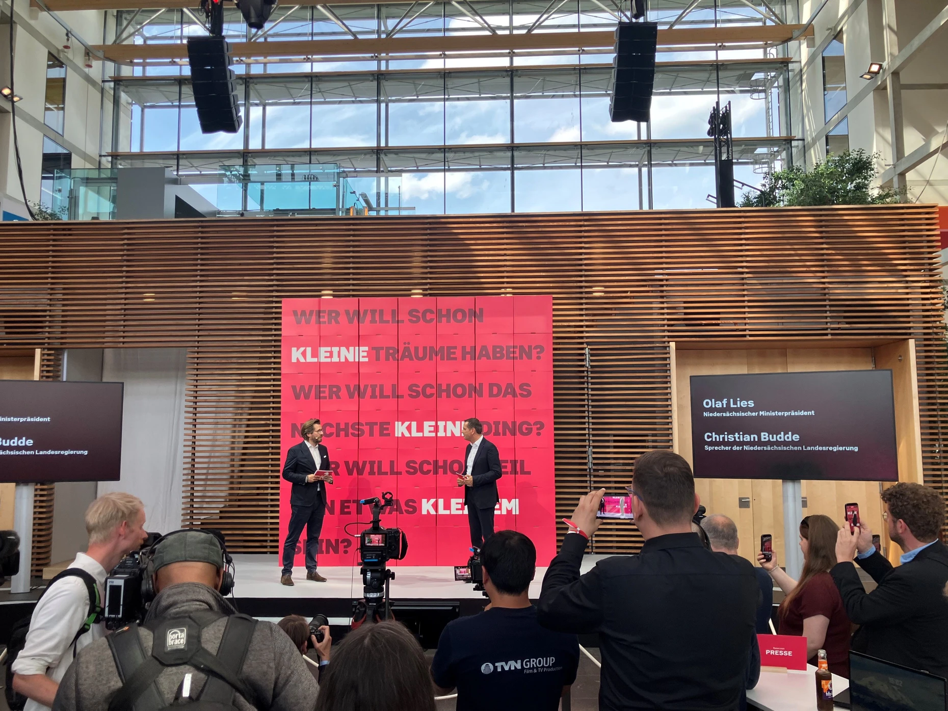 Präsentation der Standortkampagne in der niedersächsischen Landesvertretung in Berlin