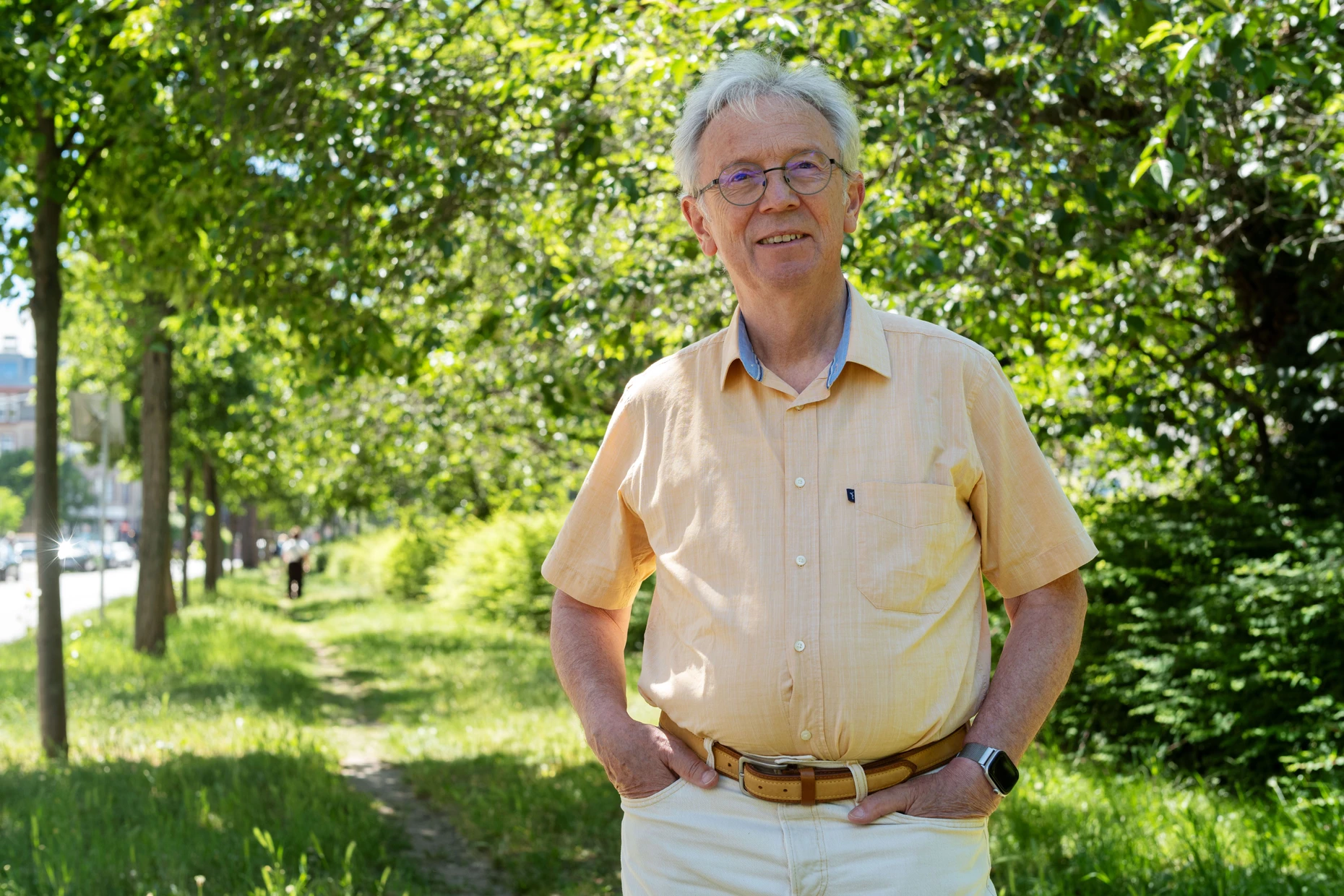 Benno Rehn, Geschäftsführer des Landesverbands Hessen der Deutschen Multiple Sklerose Gesellschaft (DMSG), lässt sich von der Autoimmunerkrankung nicht aufhalten.