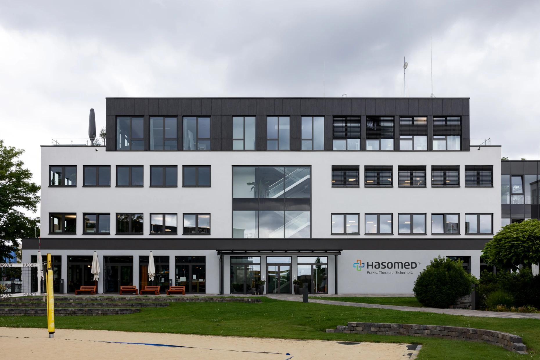 Der Sitz des Medizintechnik-Unternehmens Hasomed liegt in Magdeburg, Sachsen-Anhalt.
