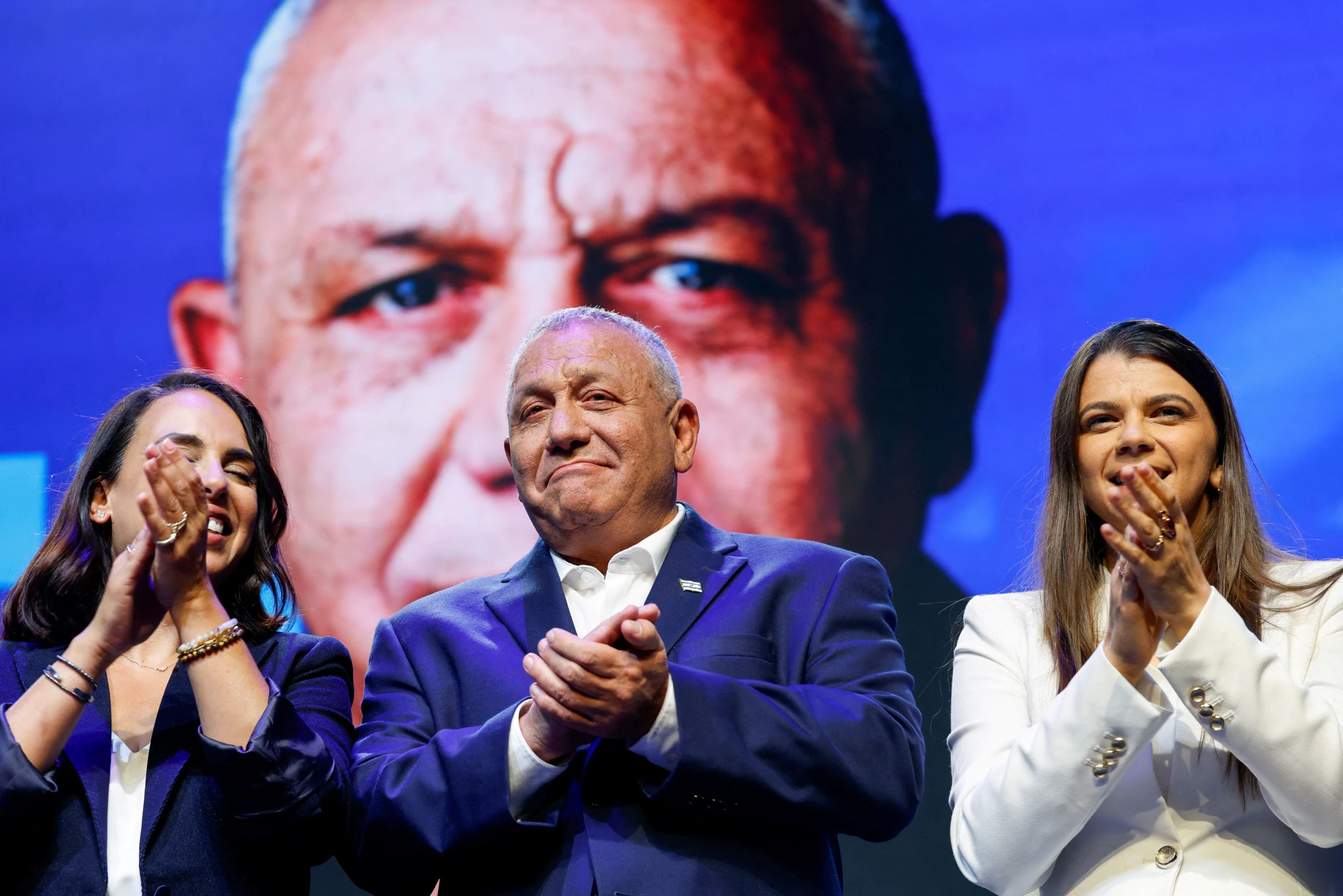 Volksnah: Gadi Eisenkot bei der Vorstellung des Wahlprogramms seiner Yaschar-Partei Ende Juni