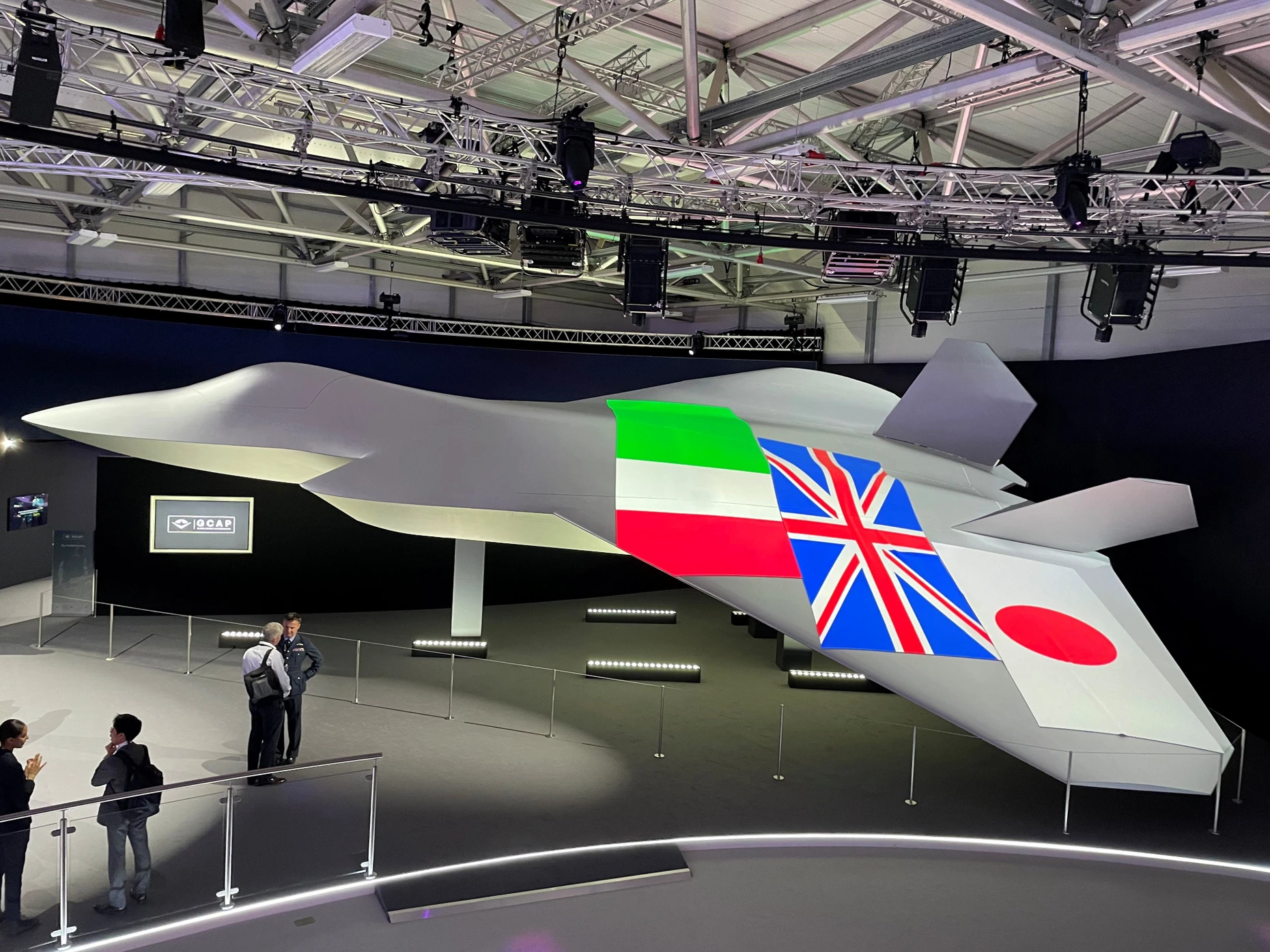 So präsentierte BAE die GCAP-Modellstudie schon 2024 in Farnborough