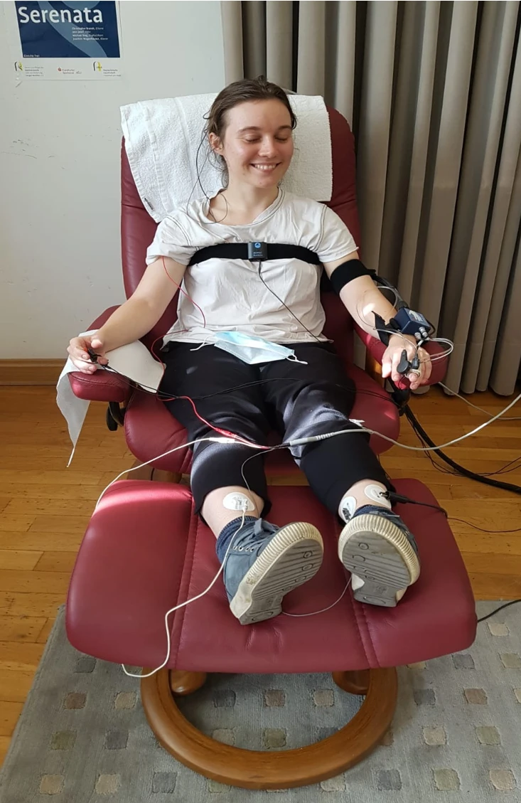 An der Uni Marburg wird zur Auftrittsangst geforscht, helfen soll Betroffenen unter anderem das Barorezeptor-Training mit elektronischen Reizen.