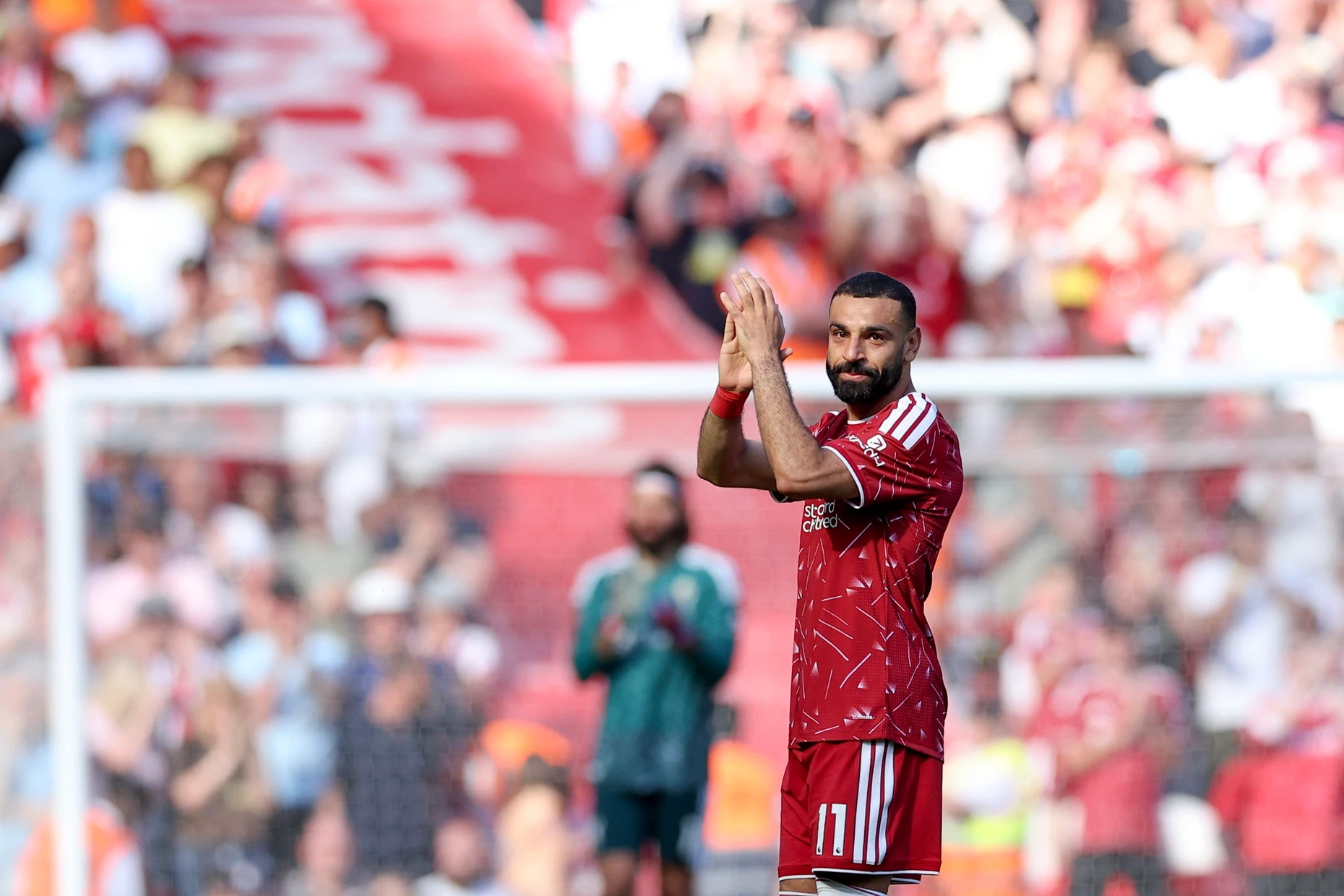 Abschied unter Tränen: Mohamed Salah nach seinem vorerst letzten Spiel für den FC Liverpool