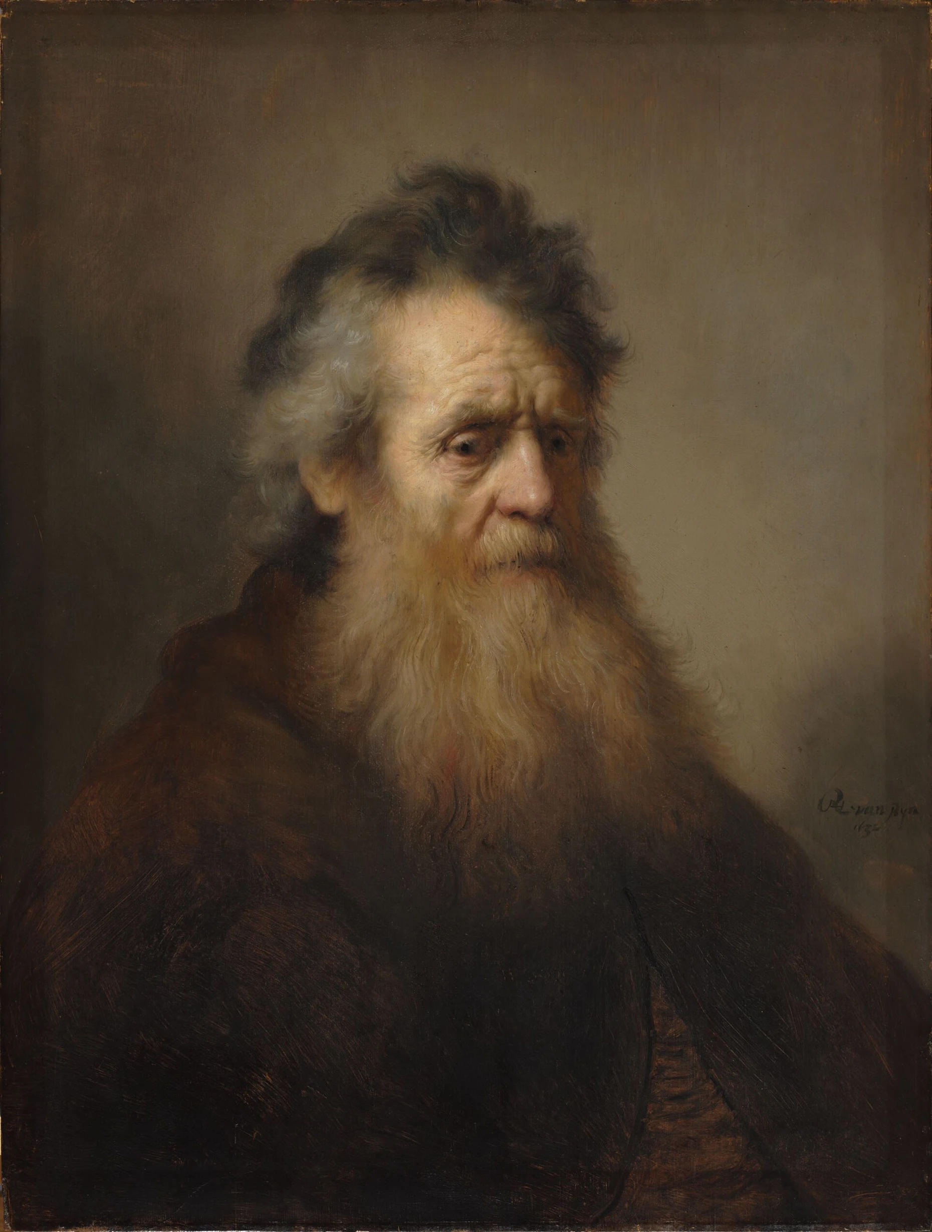 Ohne einen Reuezug in der Unterzeichnung : Rembrandts wohl zweites Exemplar von „Bärtiger alter Mann“ der Stiftung Friedenstein Gotha wird heute in Harvard aufbewahrt