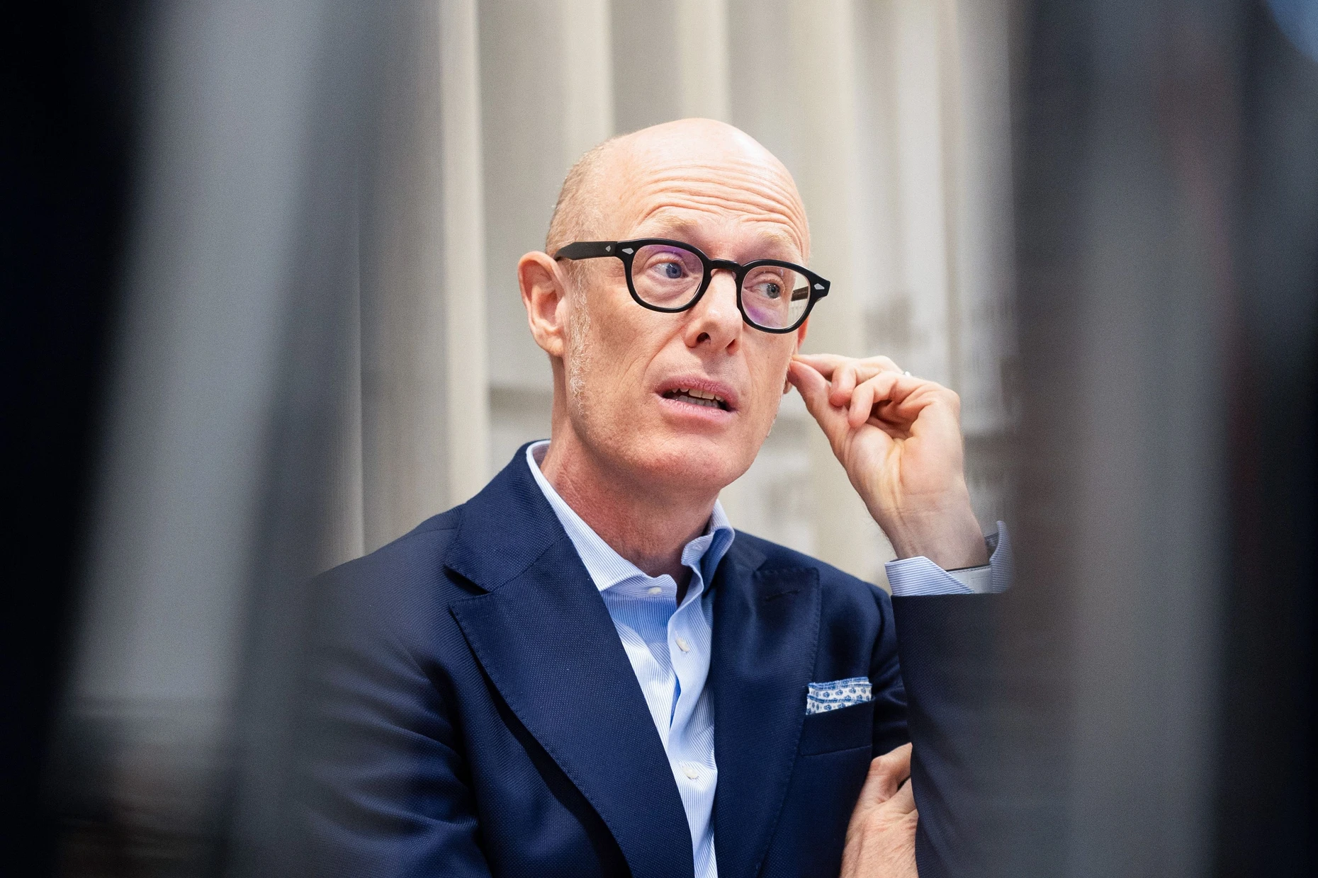 Michael Leiters im Gespräch mit der F.A.S. in Stuttgart