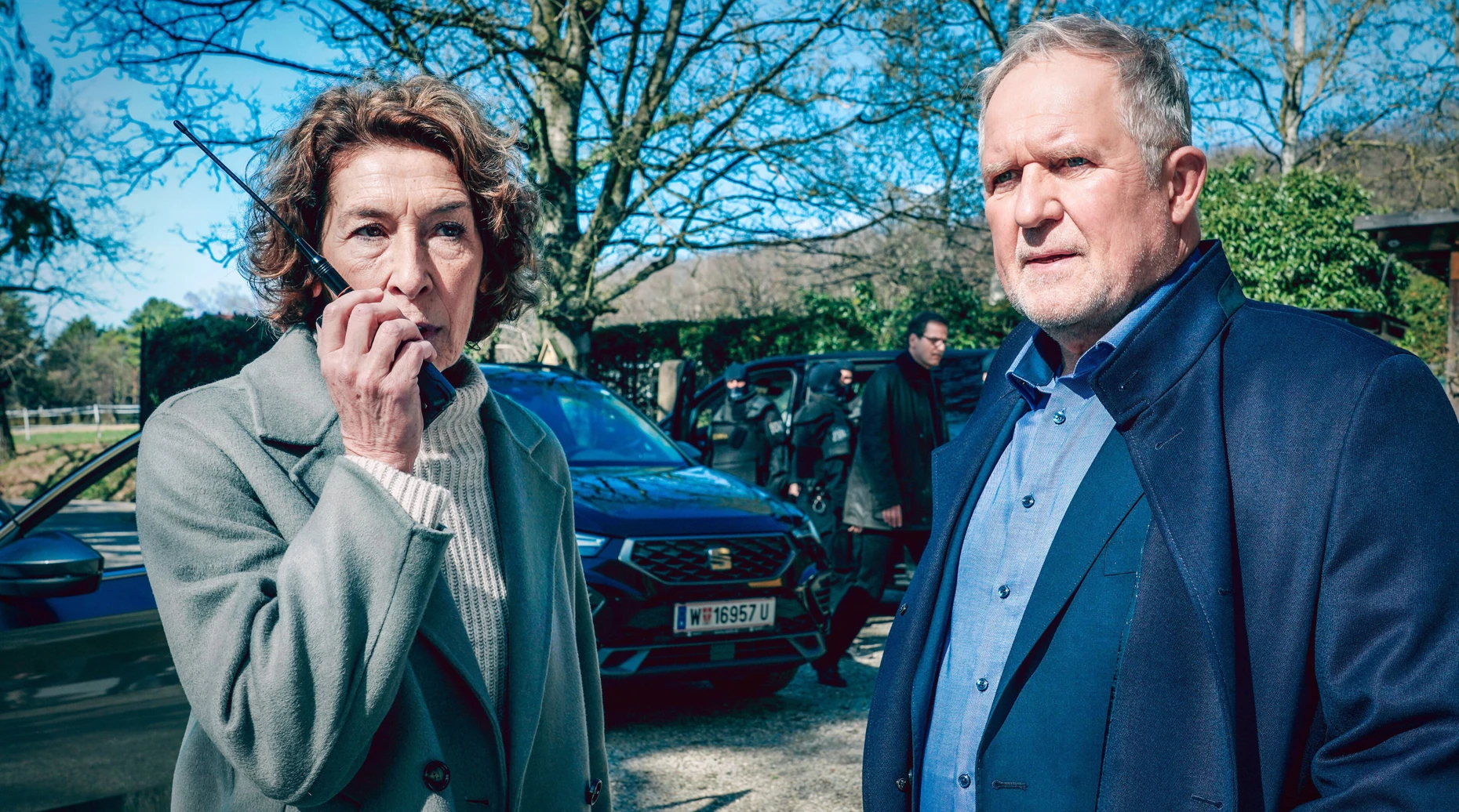 „Dann heißt es, sich neu orientieren“: Adele Neuhauser und Harald Krassnitzer (hier die Folge „Wir sind nicht zu fassen“ von 2025) hören Ende des Jahres beim „Tatort“ auf.