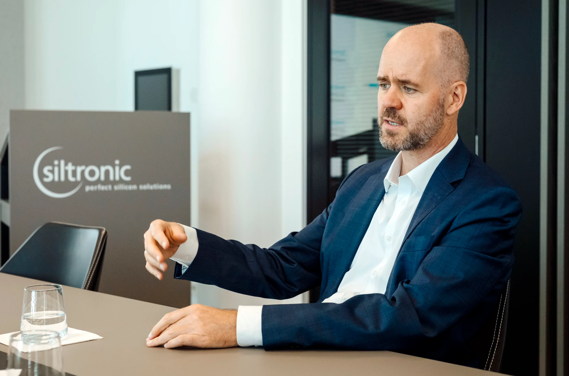 Siltronic-Chef Michael Heckmeier erwartet einen Aufschwung am Chipmarkt.