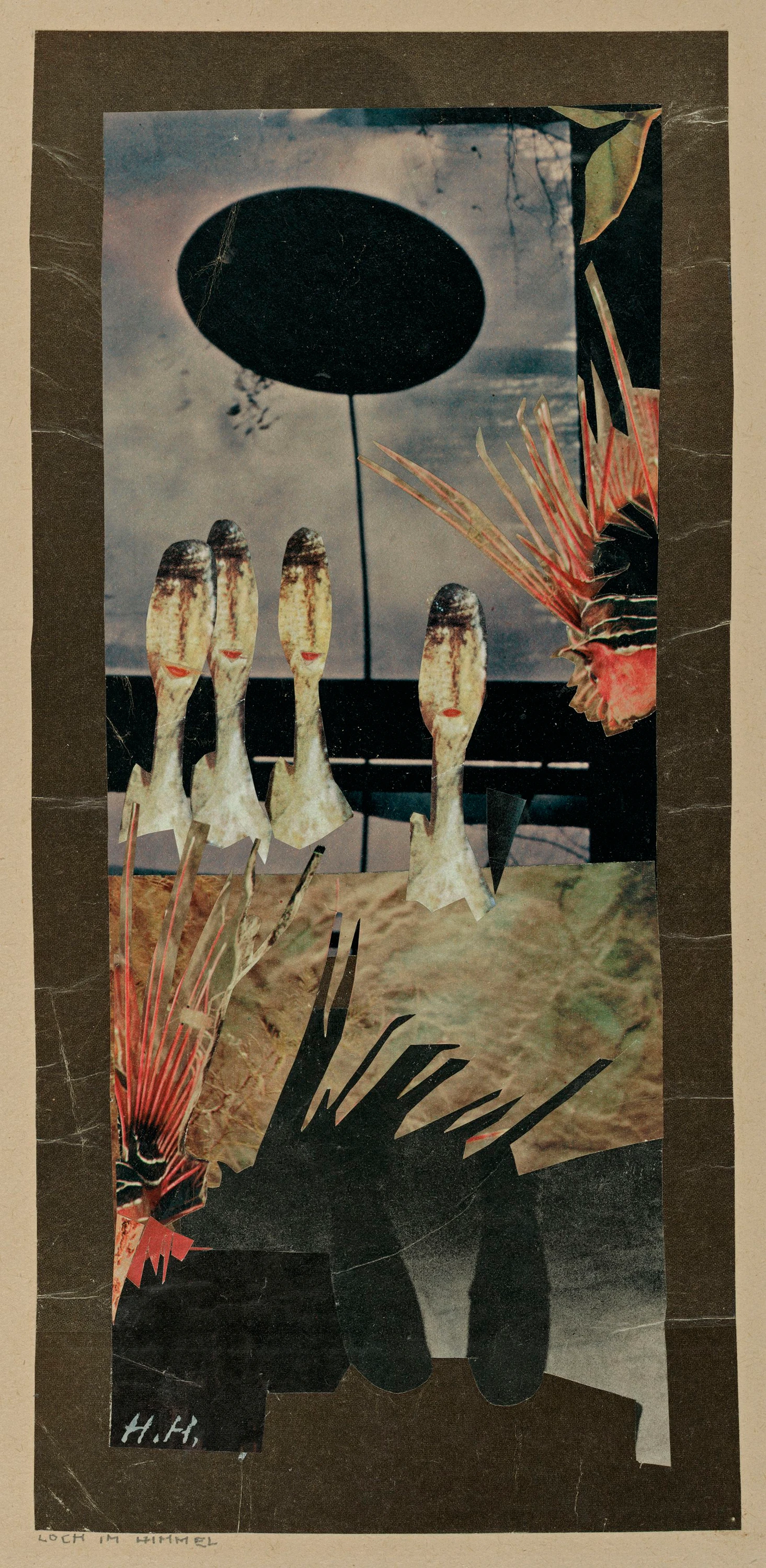 Aus dem Spätwerk einer frühen Skeptikerin: „Loch im Himmel“ von Hannah Höch, 1965