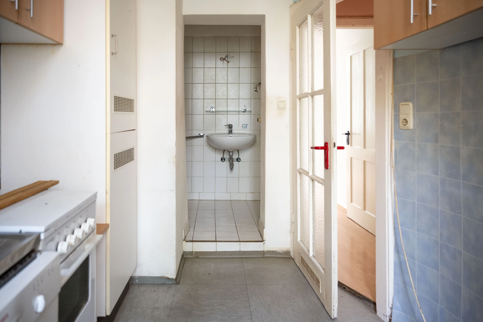 Einfacher Standard: Die Bäder in dem Haus sind erst nachträglich eingebaut worden.