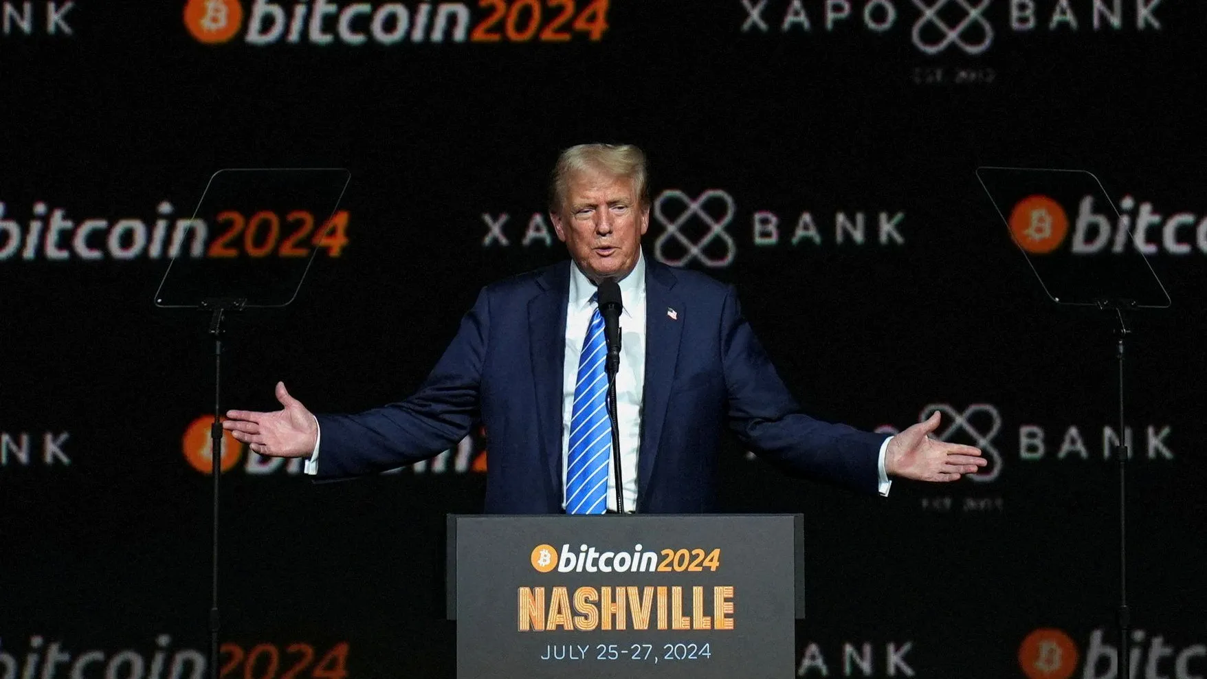 Vielen gilt Donald Trump in der Krypto-Szene als Heilsbringer. Doch seine Agenda dürfte eine andere sein.