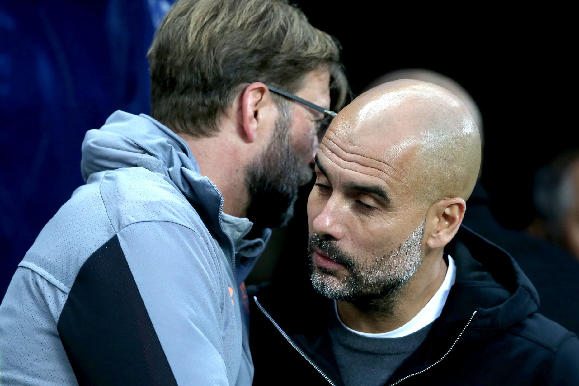 Antagonisten der besonderen Art: Klopp (links) und Guardiola, hier vor dem Champions-League-Duell 2018.