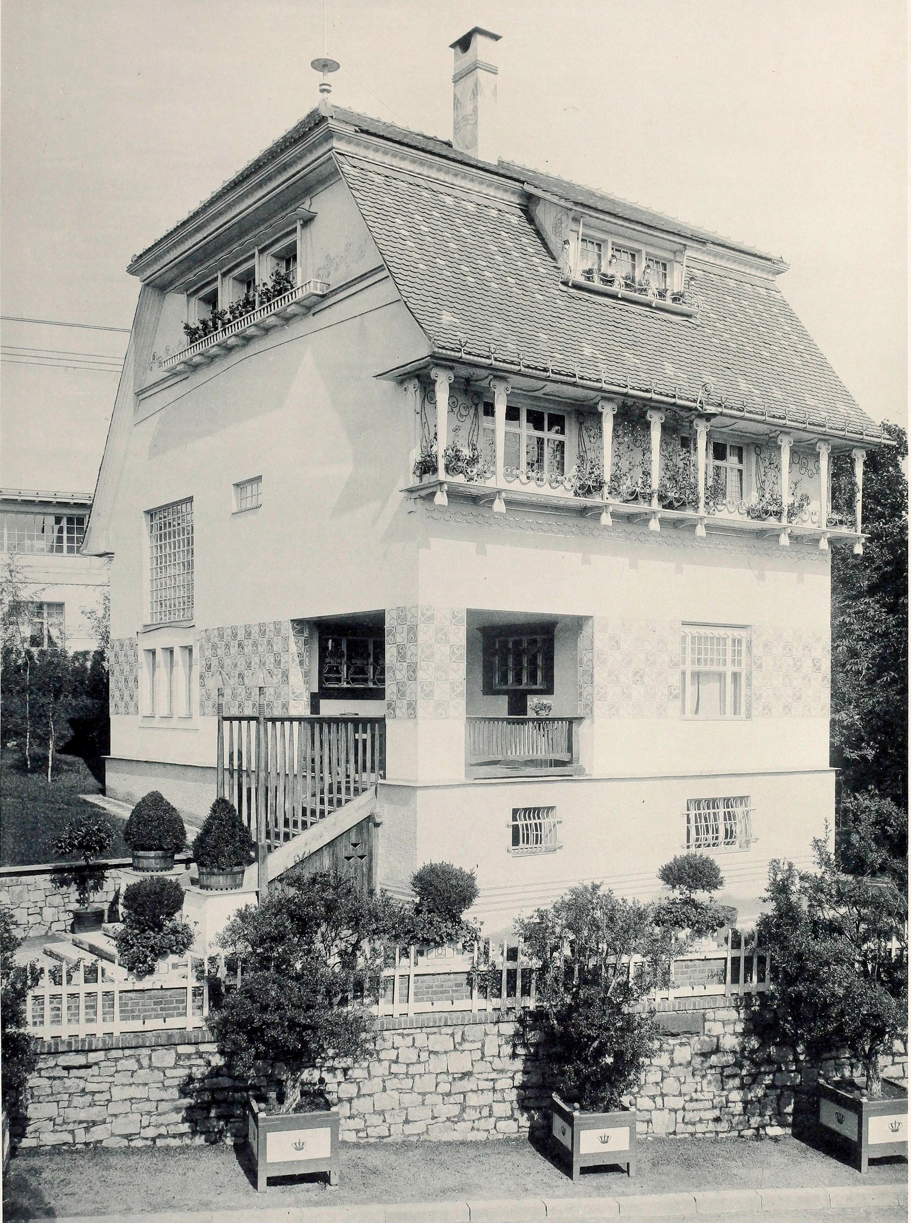 Wohnraum: Villa nach dem Entwurf von Architekt Olbrich