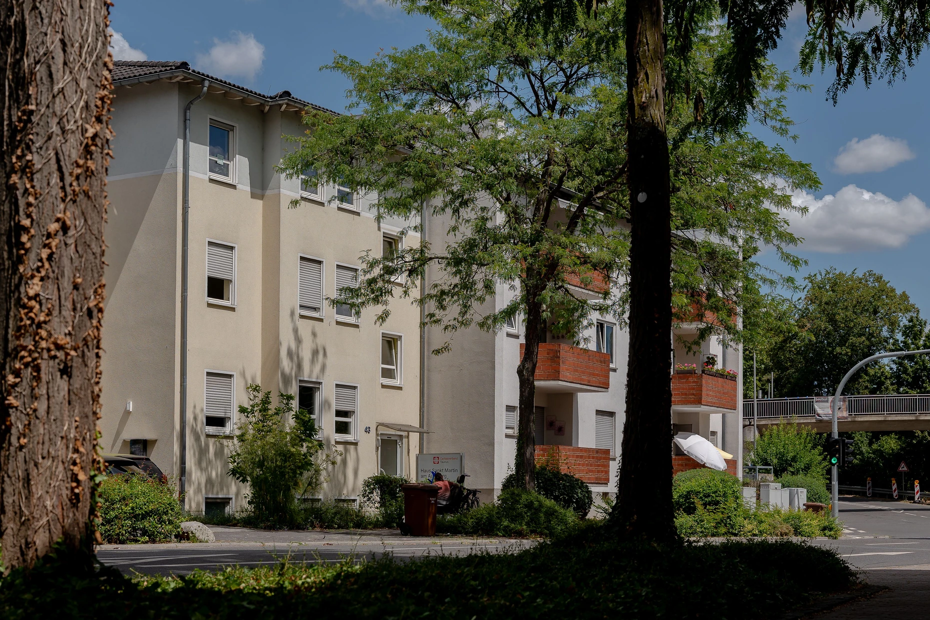 Im Haus St. Martin gibt es Frühstück, Mittagessen, Beratung und Duschen für Wohnungslose.