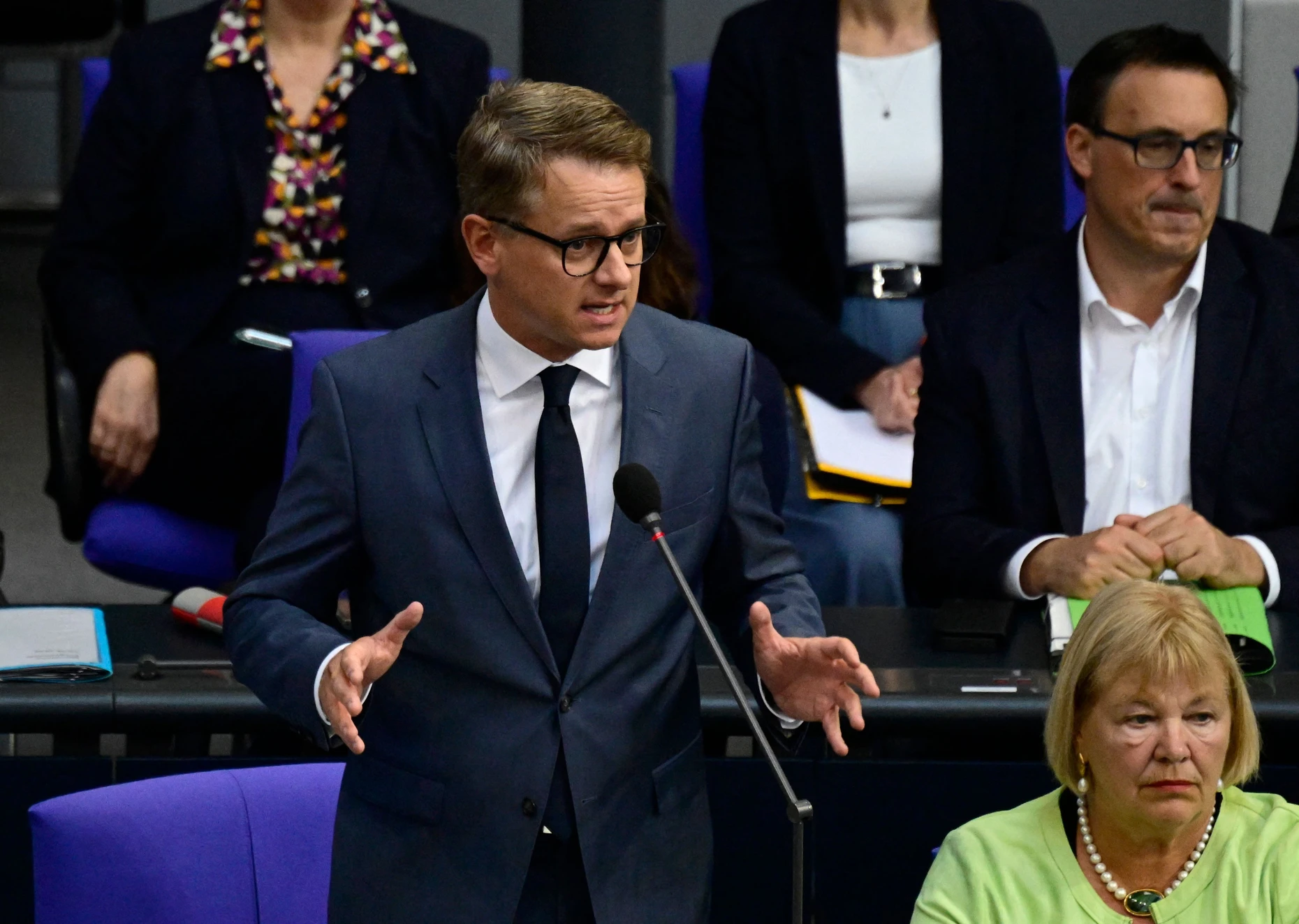 Gesundheitsminister Carsten Linnemann von der CDU hält eine „zugewandte Rede“.