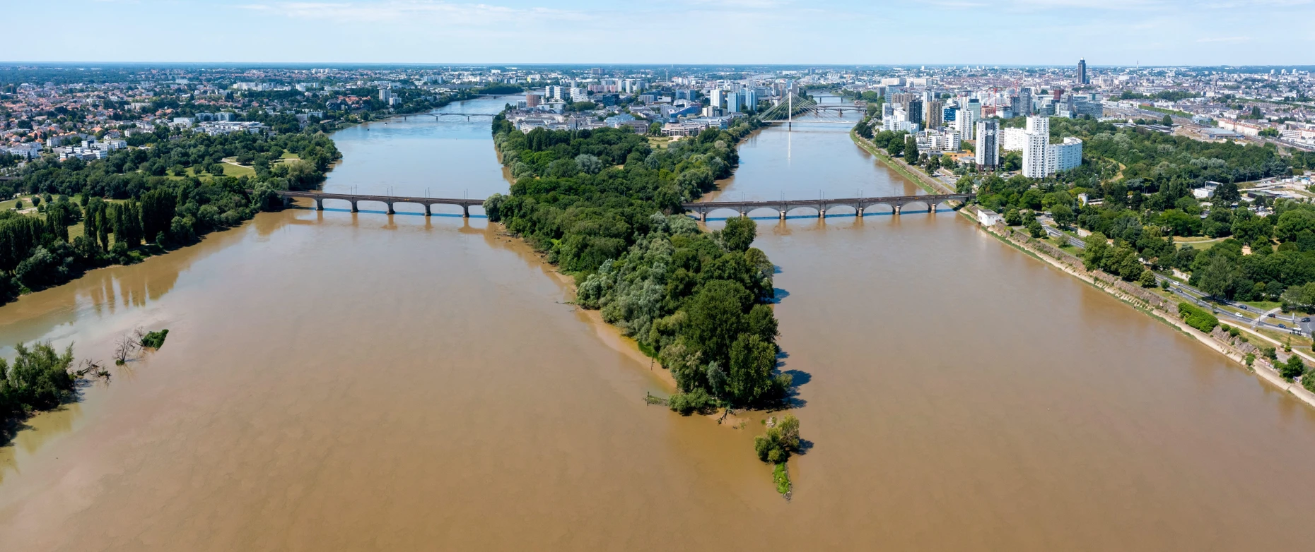 Umarmt von der Loire: Auch auf der großen Flussinsel ist neues Leben eingezogen.