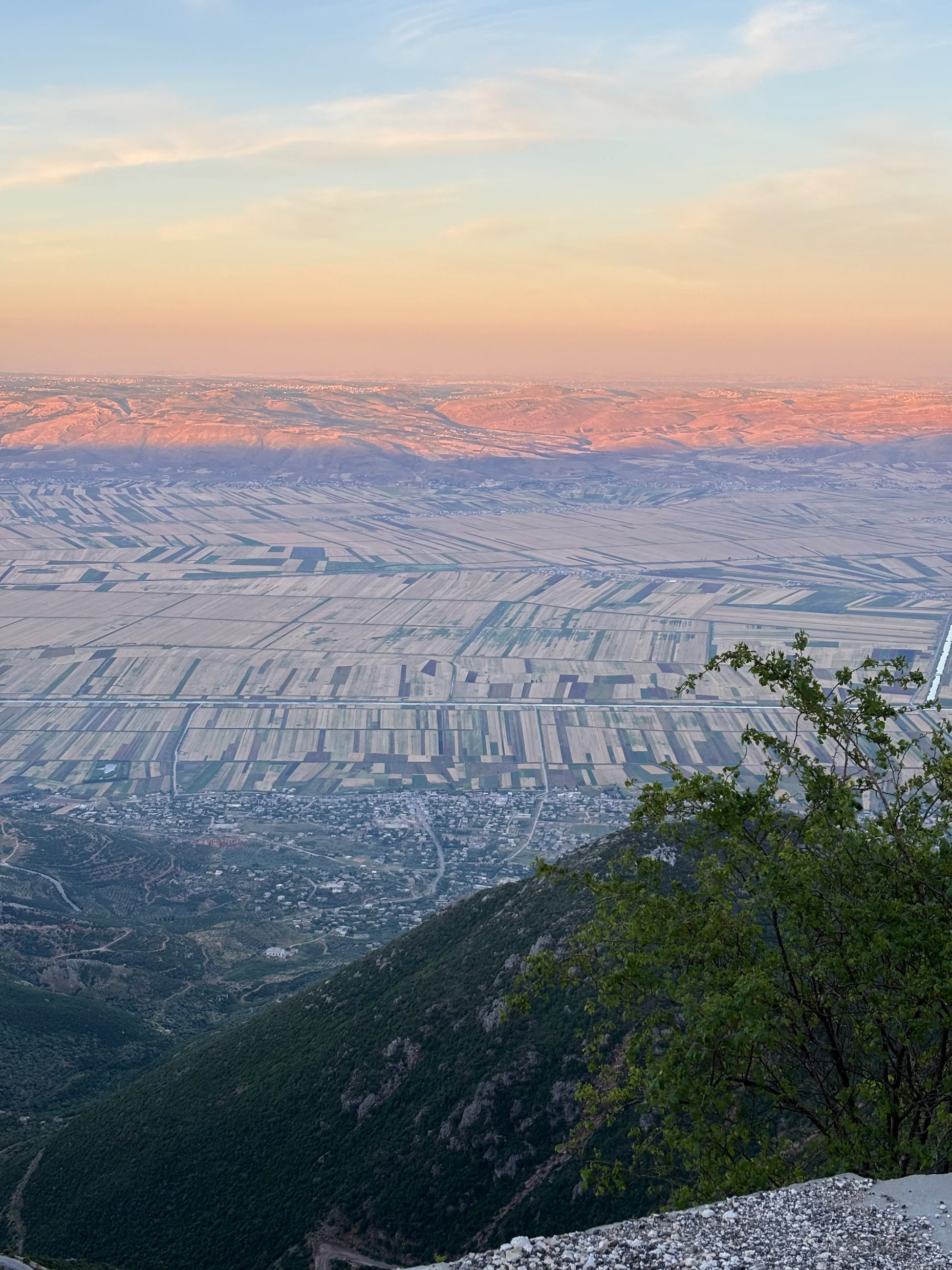Kultivierte Landschaften hinter Latakia
