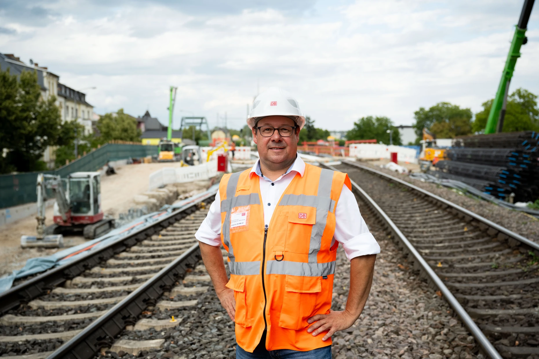 Trägt die Verantworung: Frank Schmidt ist Gesamtprojektleiter für die Sanierung zwischen Wiesbaden und Troisdorf.
