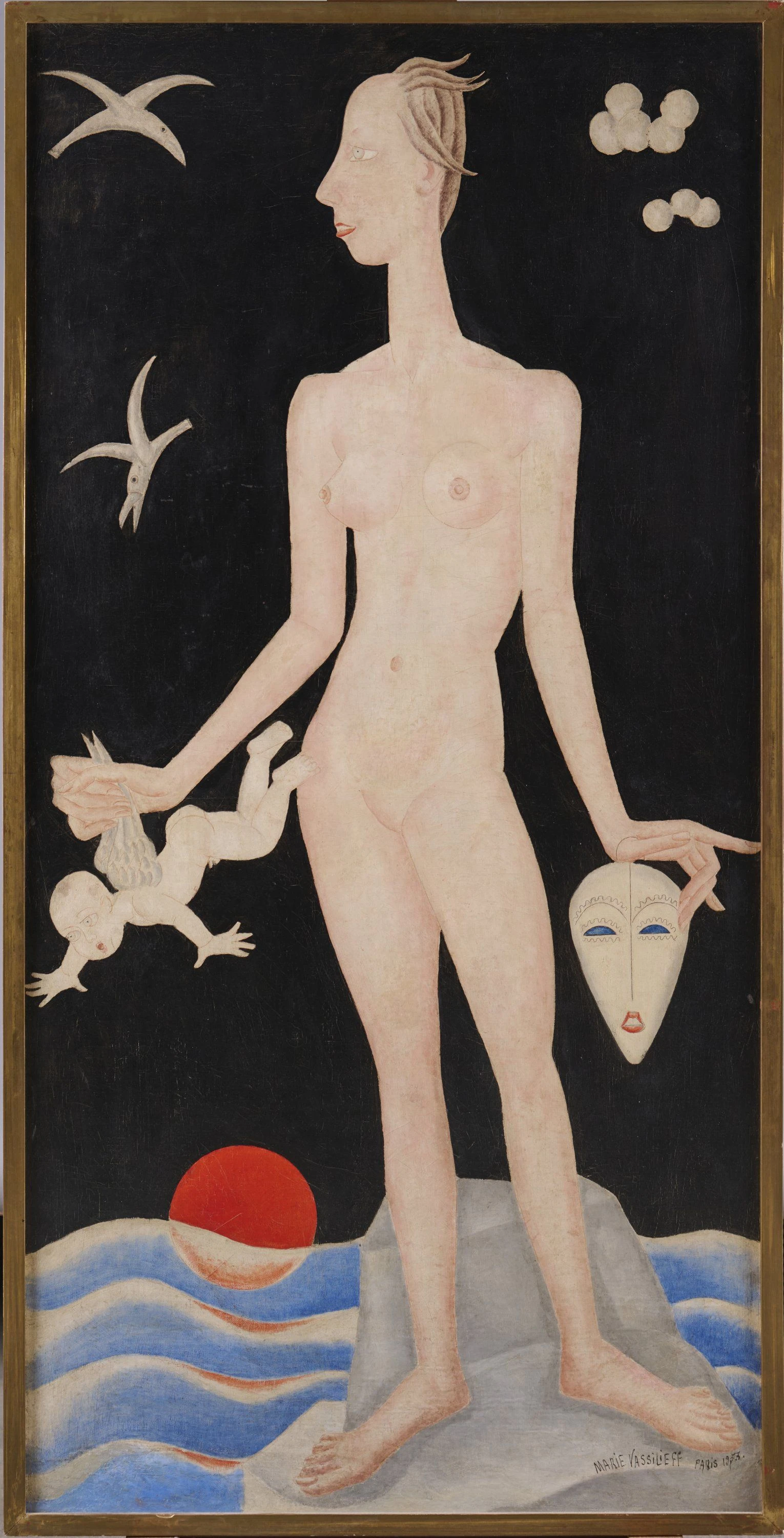  Marie Vassilieff, „Moderne Salomé“, 1931, Höhe 155,7 Zentimeter, Taxe 80.000 bis 120.000 Euro