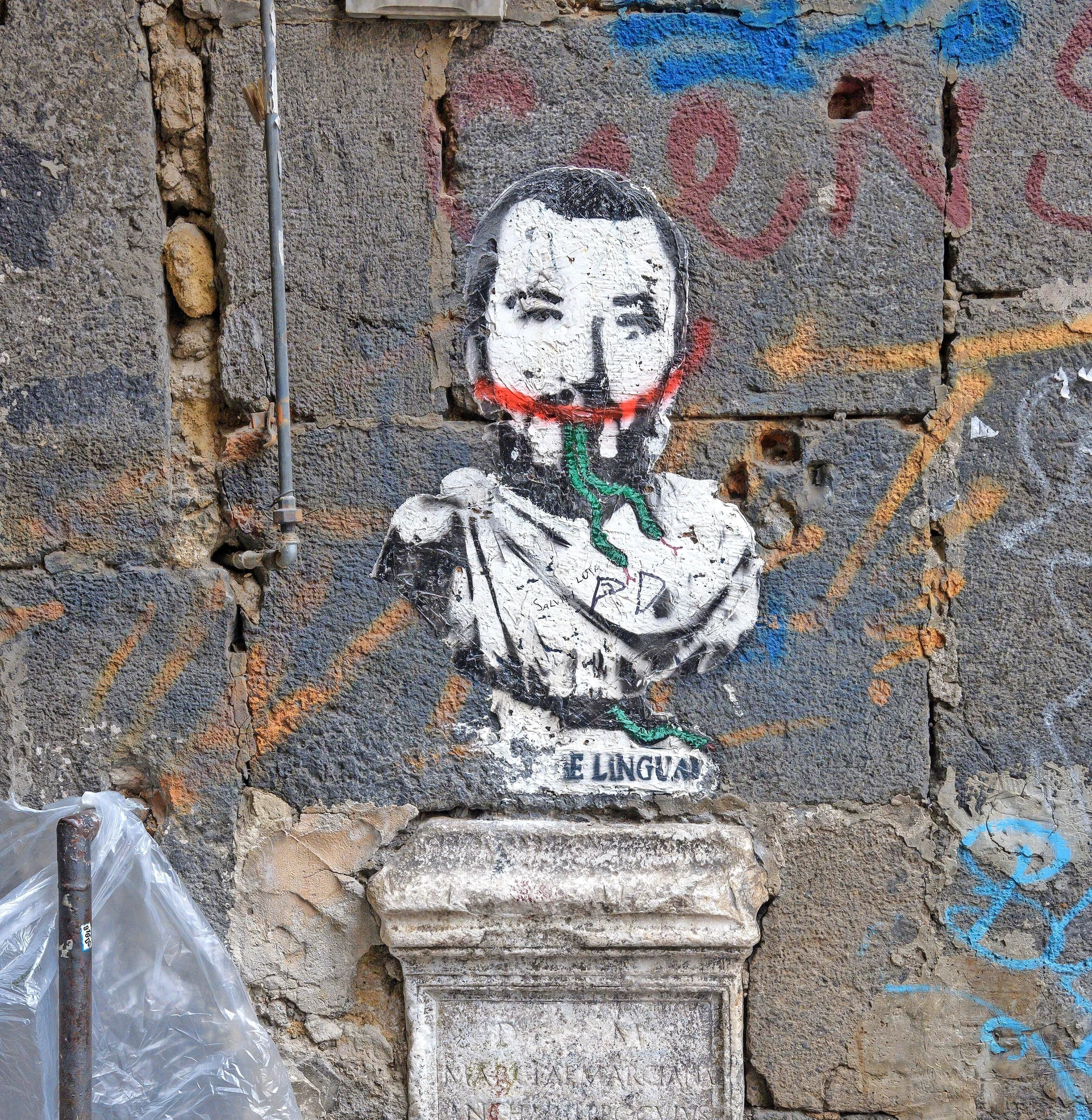 Matteo Salvini als klassisches Kaiserporträt