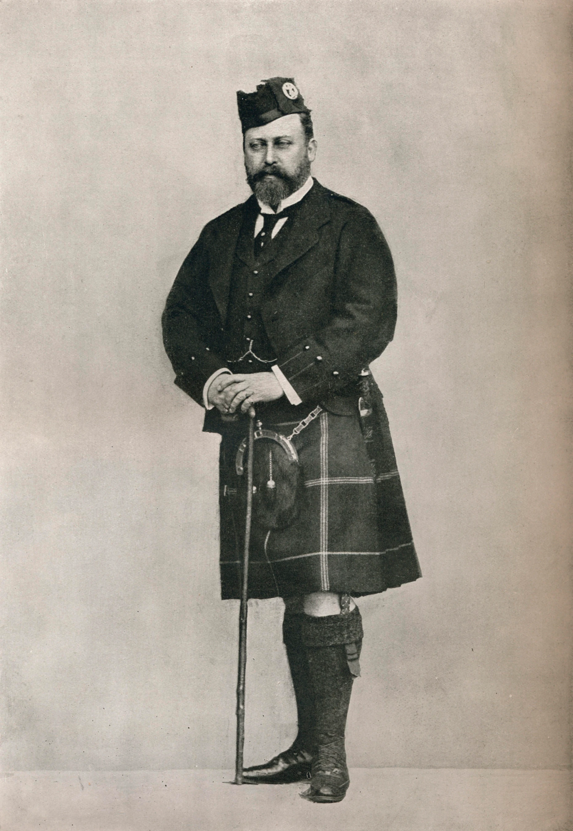 Mit langer Tradition: Auch der älteste Sohn von Königin Victoria, der spätere Eduard VII., trug als Thronfolger gern und oft einen Kilt.