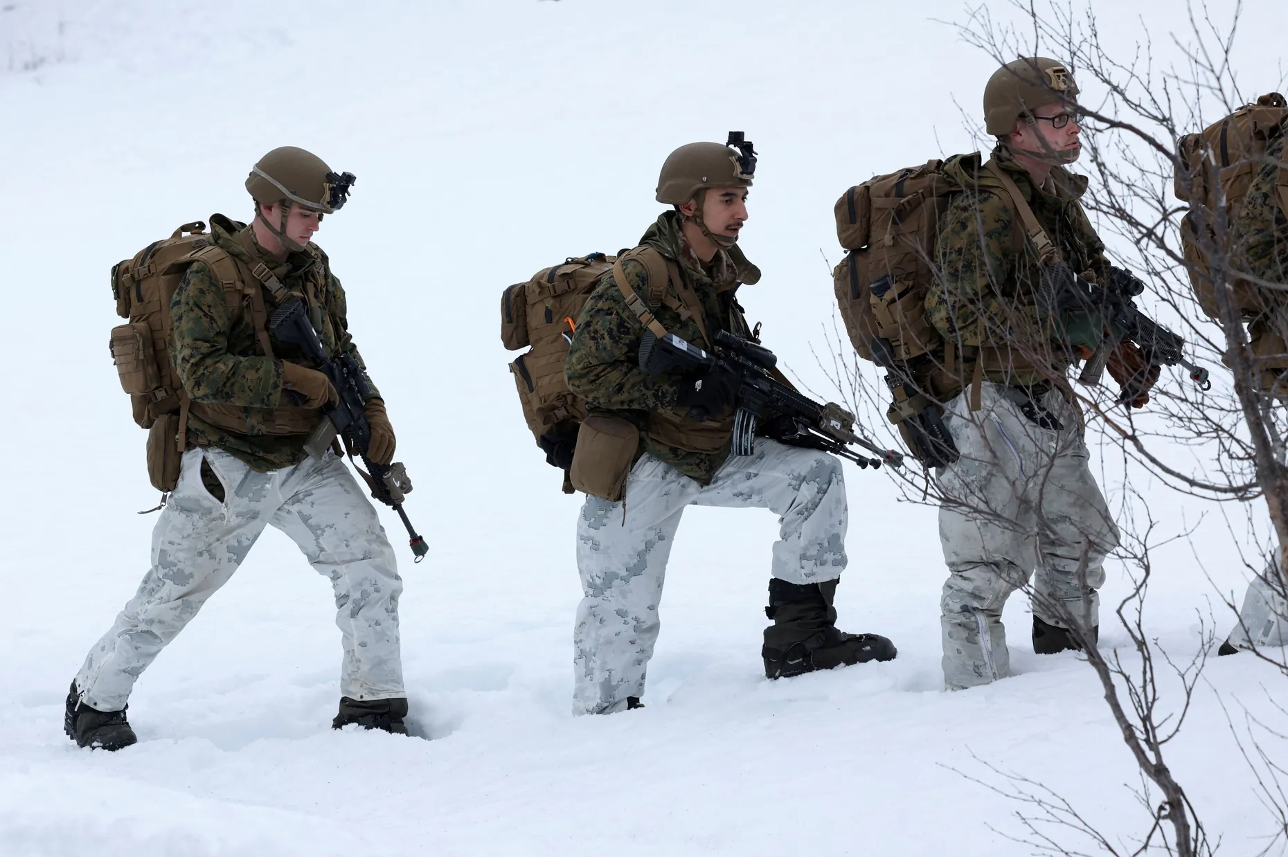 Soldaten während der „Cold Response“-Übung im Jahr 2022