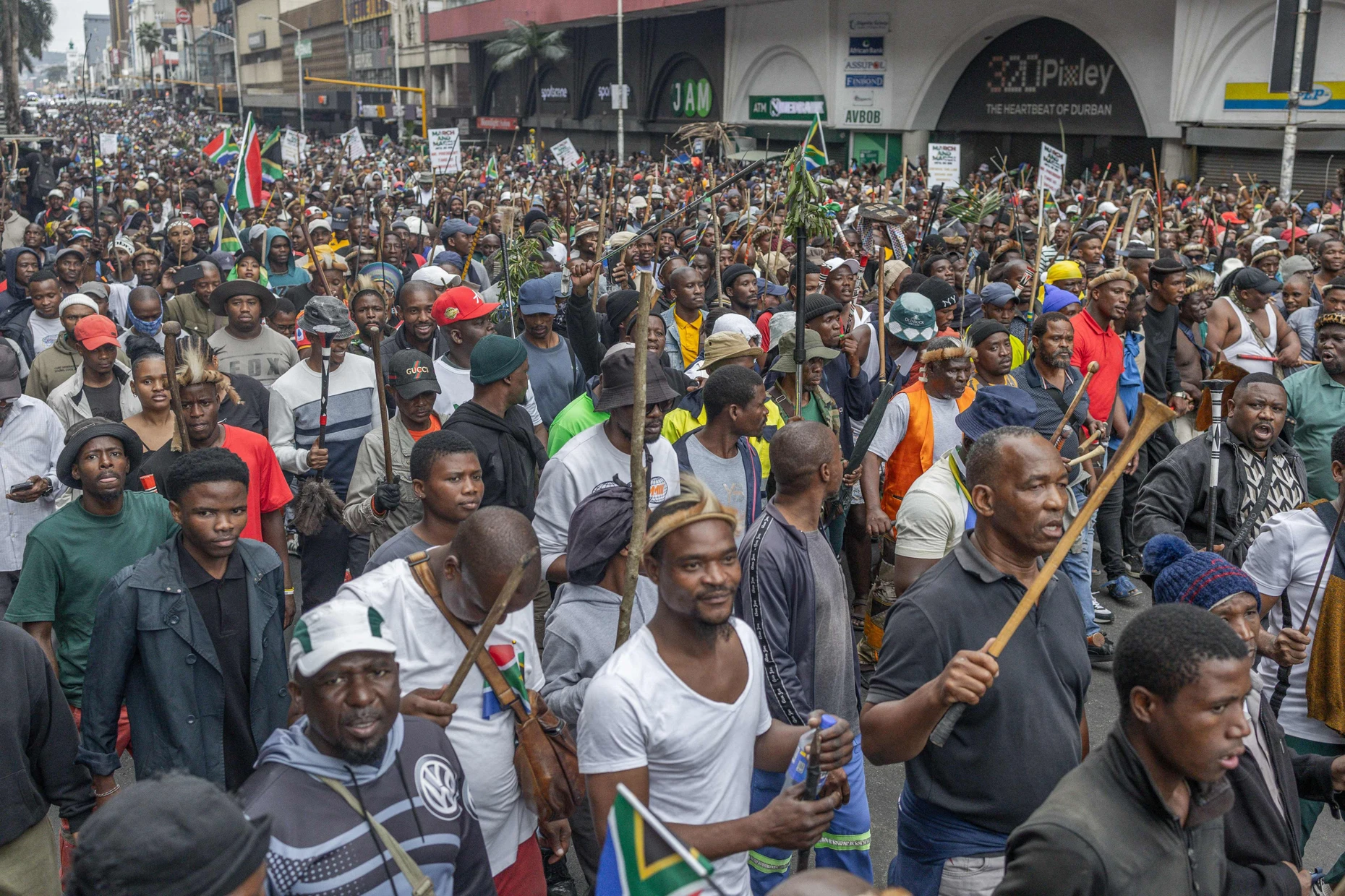 Kundgebung in Durban am 30. Juni 2026