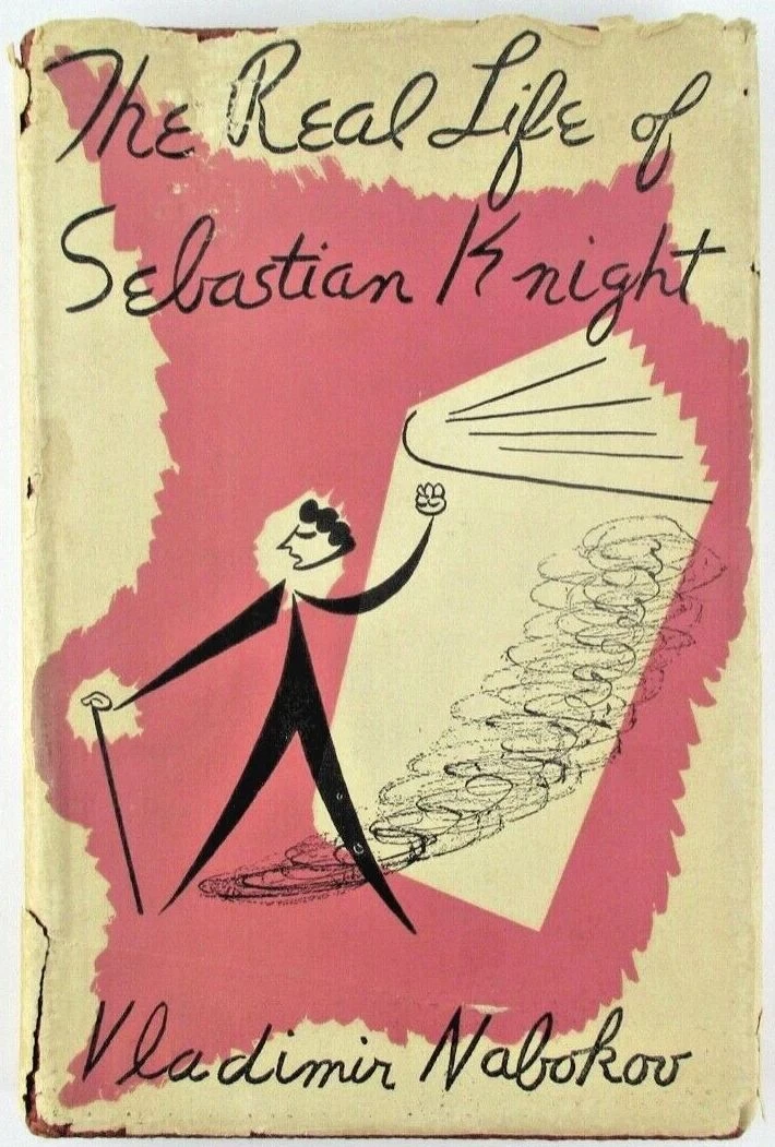 Der Schutzumschlag zur Erstausgabe von Vladimir Nabokovs „The Real Life of Sebastian Knight", 1941