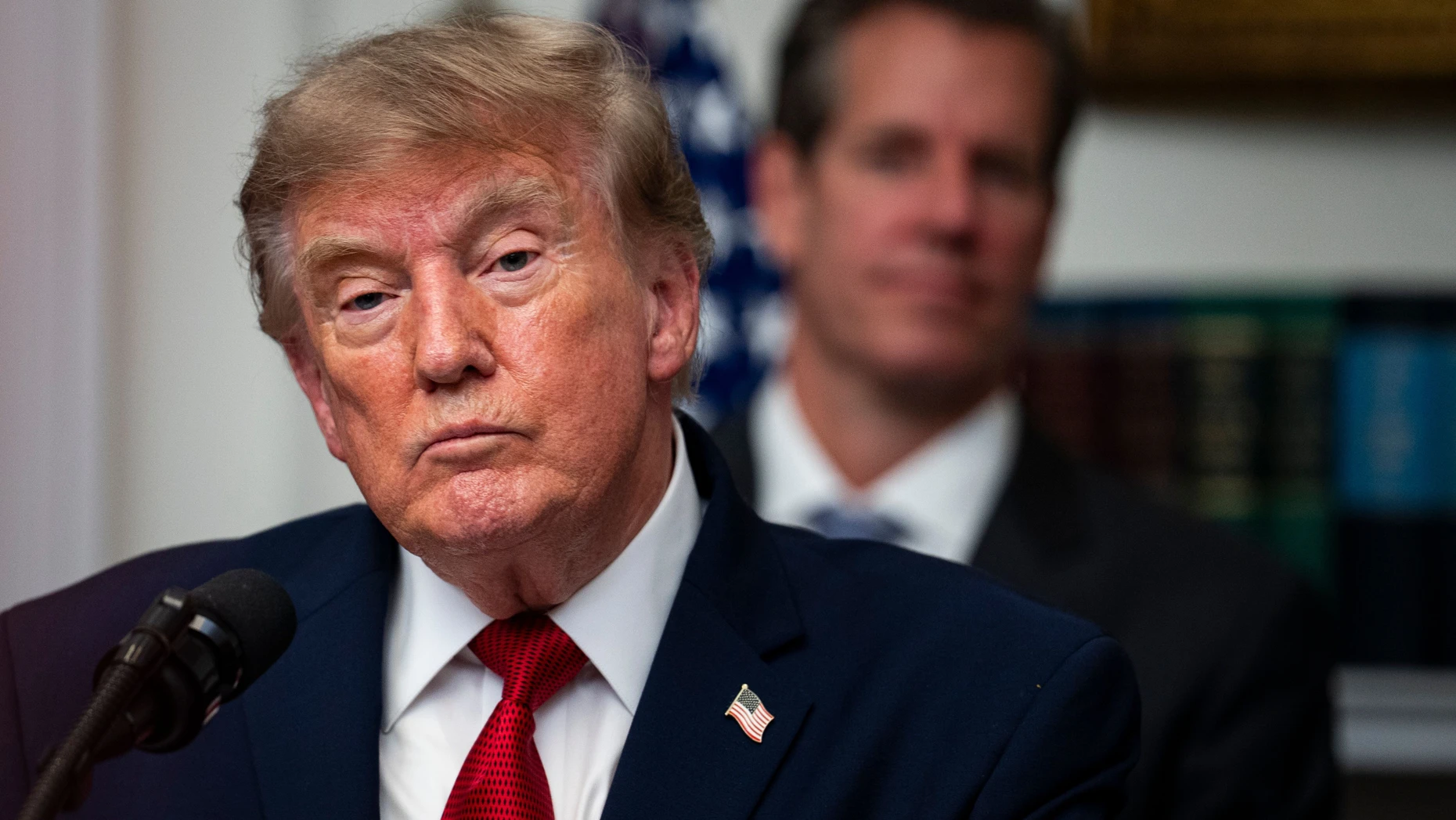 US-Präsident Donald Trump am 20. August 2026 im Weißen Haus