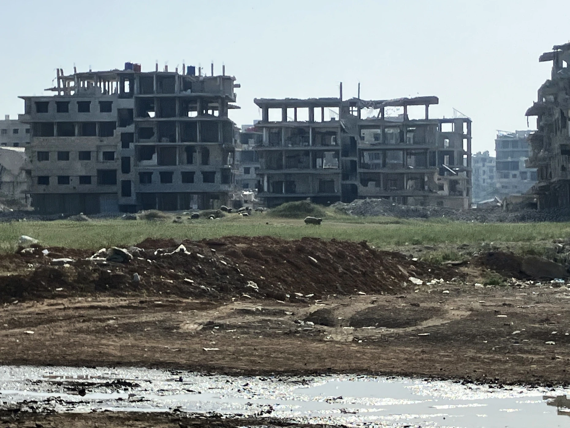 Zerstörung in Harasta, einem Vorort von Damaskus.
