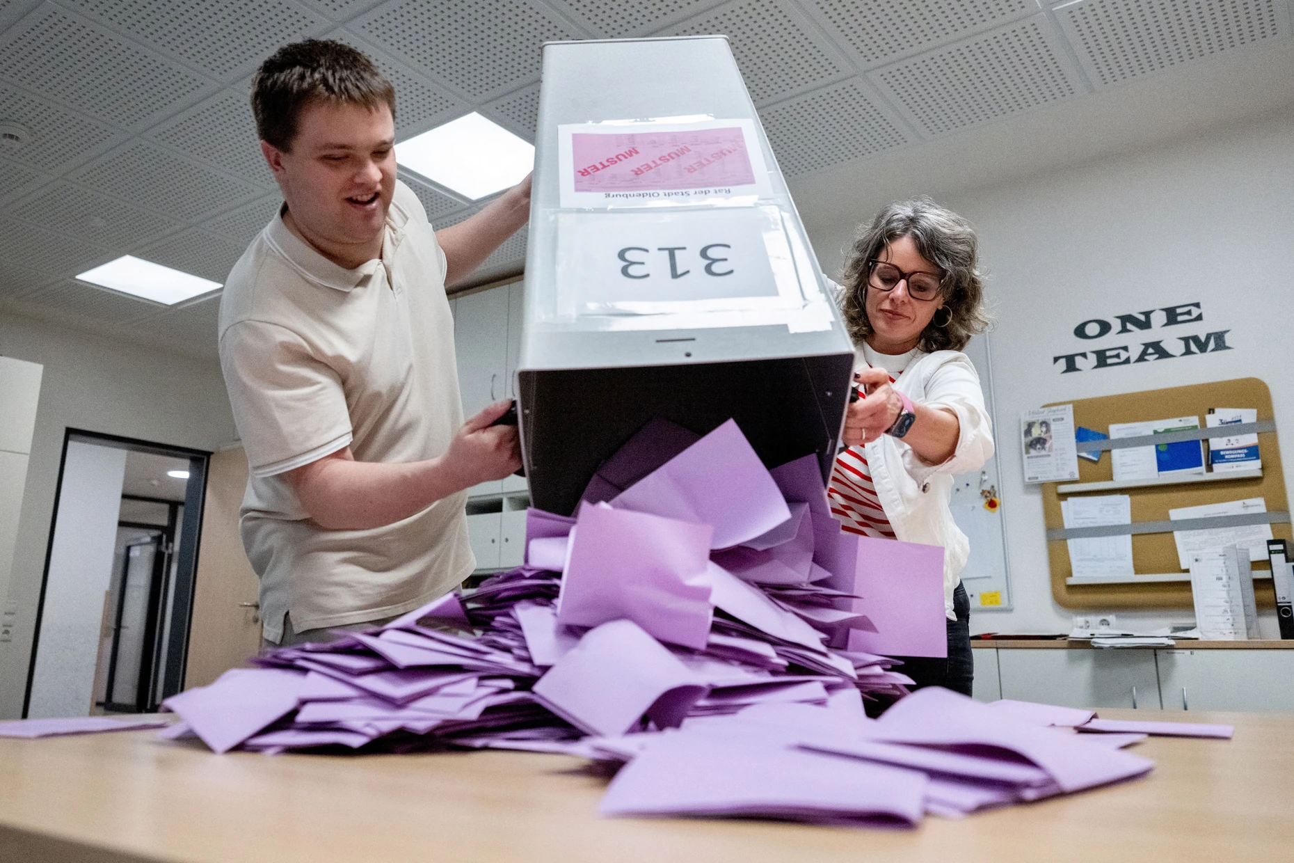 Wahlhelfer am Sonntag in Oldenburg