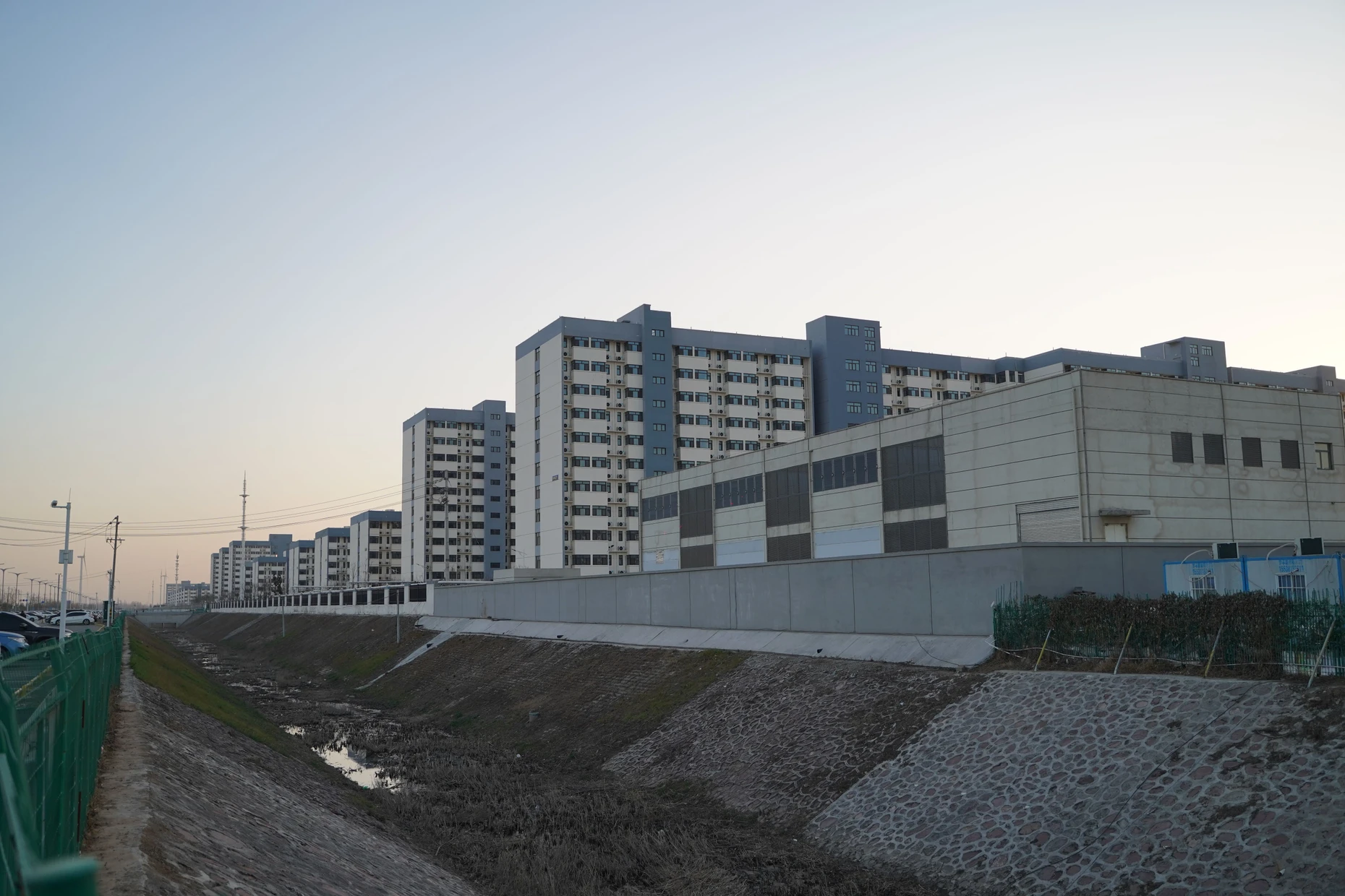 Bauliche Einförmigkeit in Zhengzhou