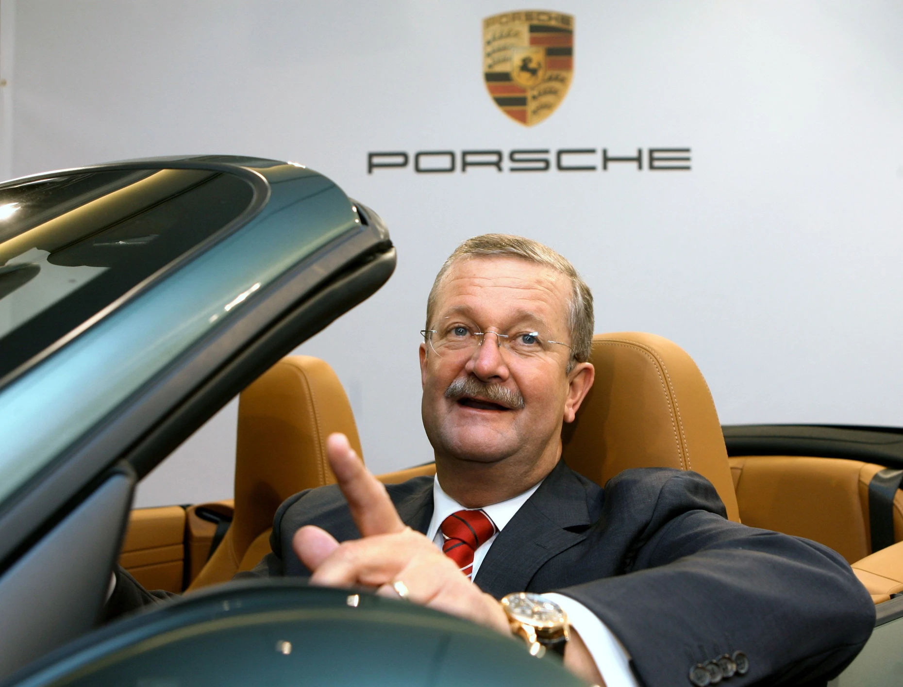 Mentor von Leiters: der frühere Porsche-Chef Wendelin Wiedeking, hier 2007 auf der Bilanzpressekonferenz