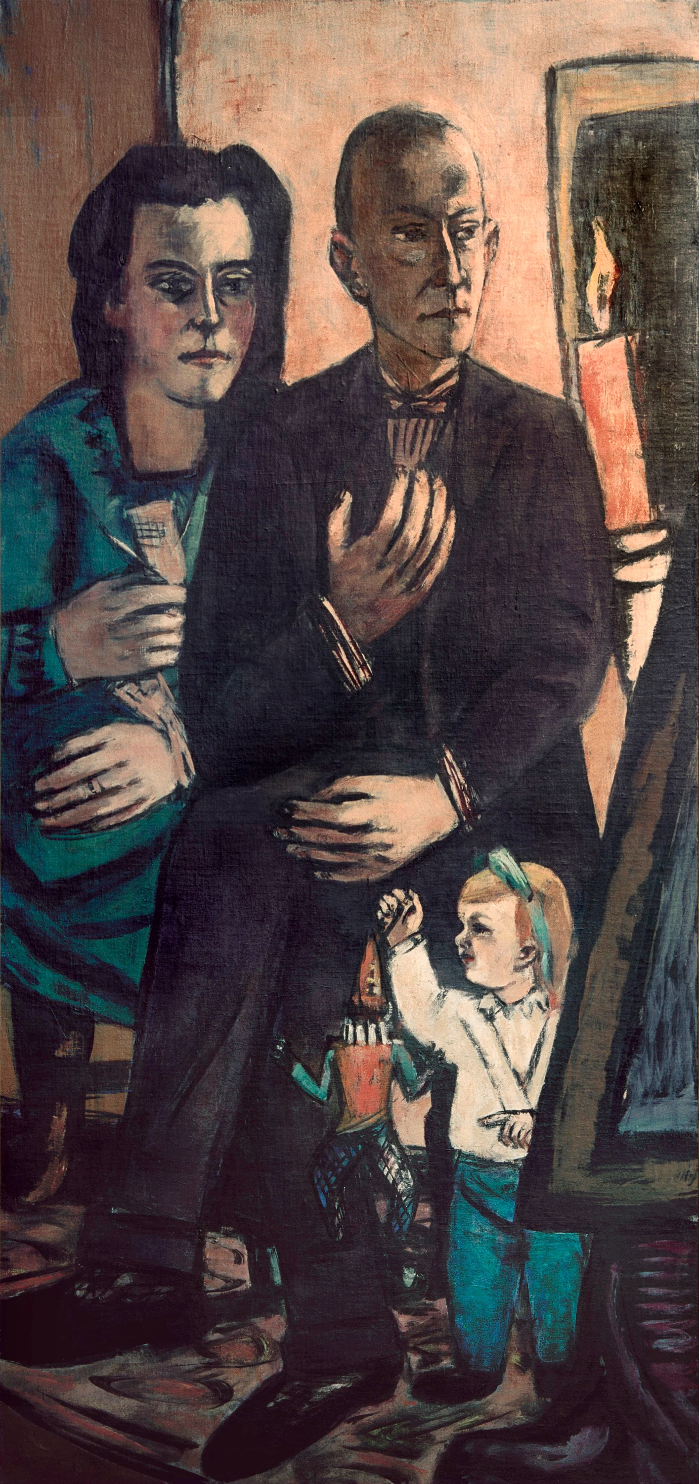 Von Max Beckmanns 1944 ins Bild gesetzt: die Familie Lütjens, seine wichtigste Anlaufstelle in Amsterdam