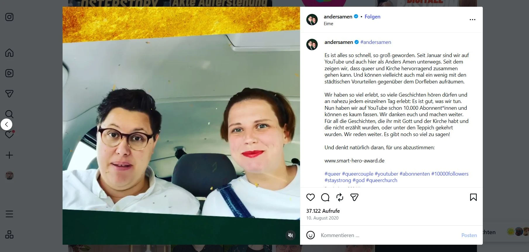 Das lesbische Pfarrerinnen-Ehepaar „Andersamen“ will als Teil des Yeet-Netzwerks der EKD zeigen, dass „queer und Kirche hervorragend zusammengehen“.