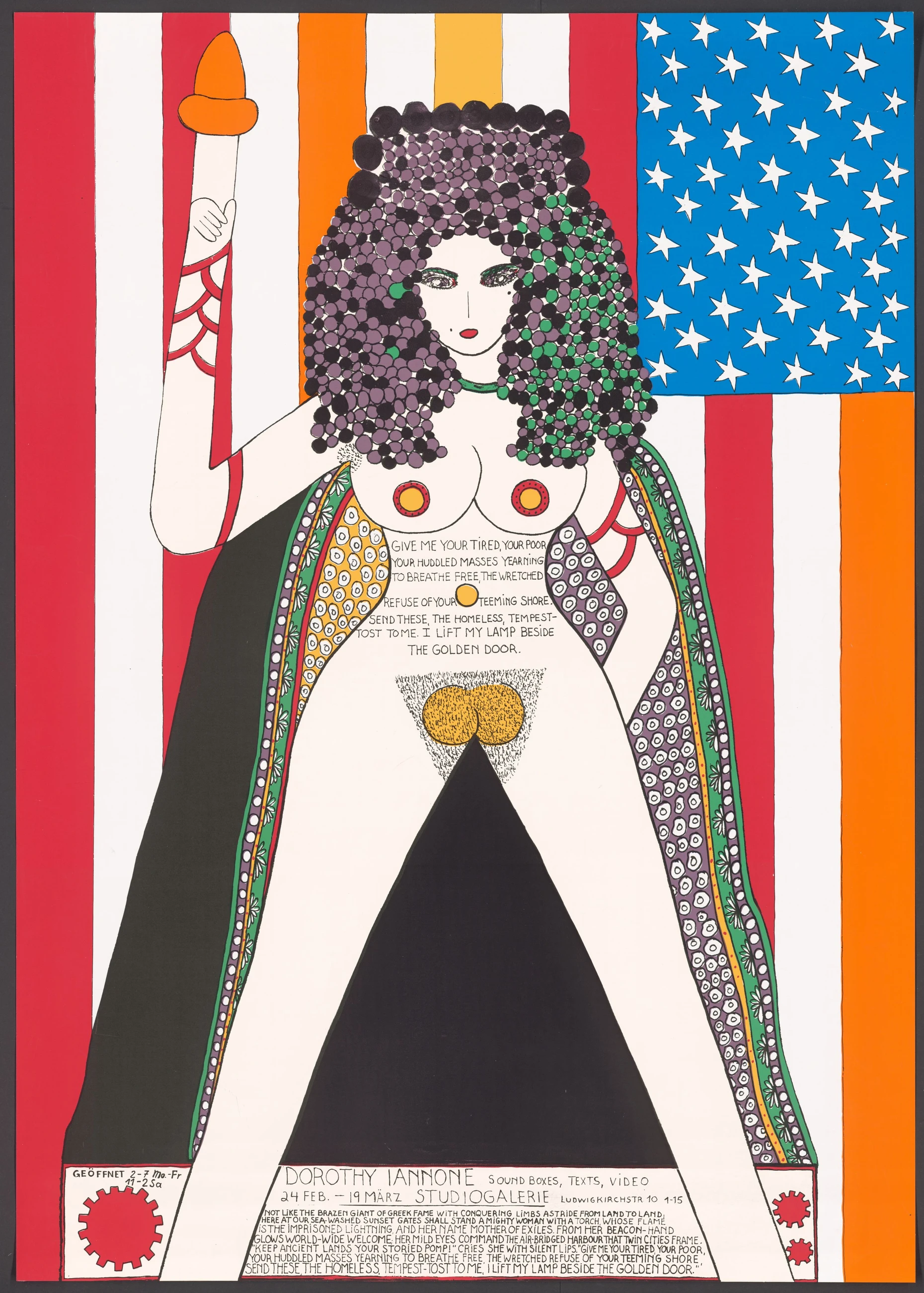  Dorothy Iannones „Statue of Liberty“ von 1977