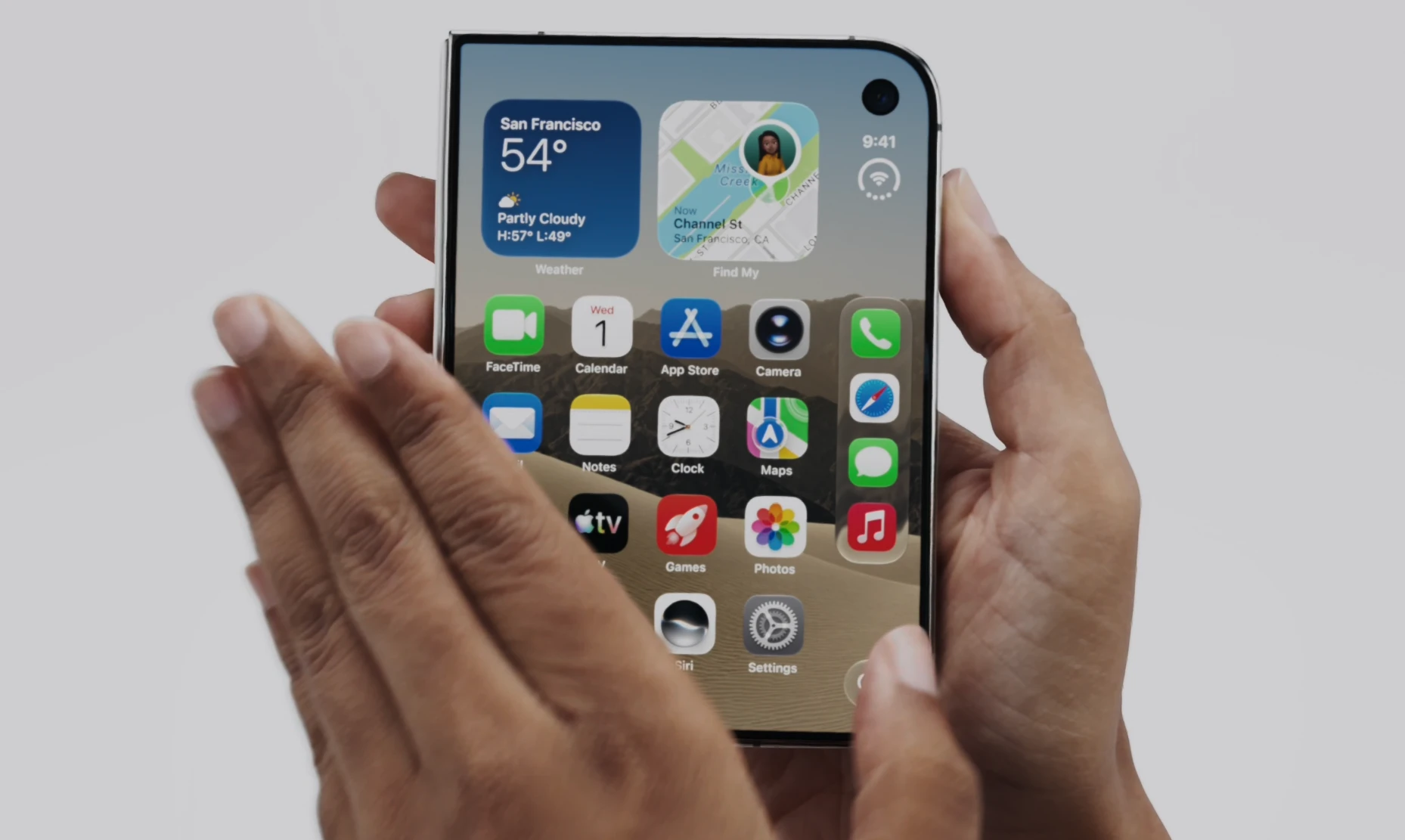 Das Duo, Apple erstes Klapphandy.
