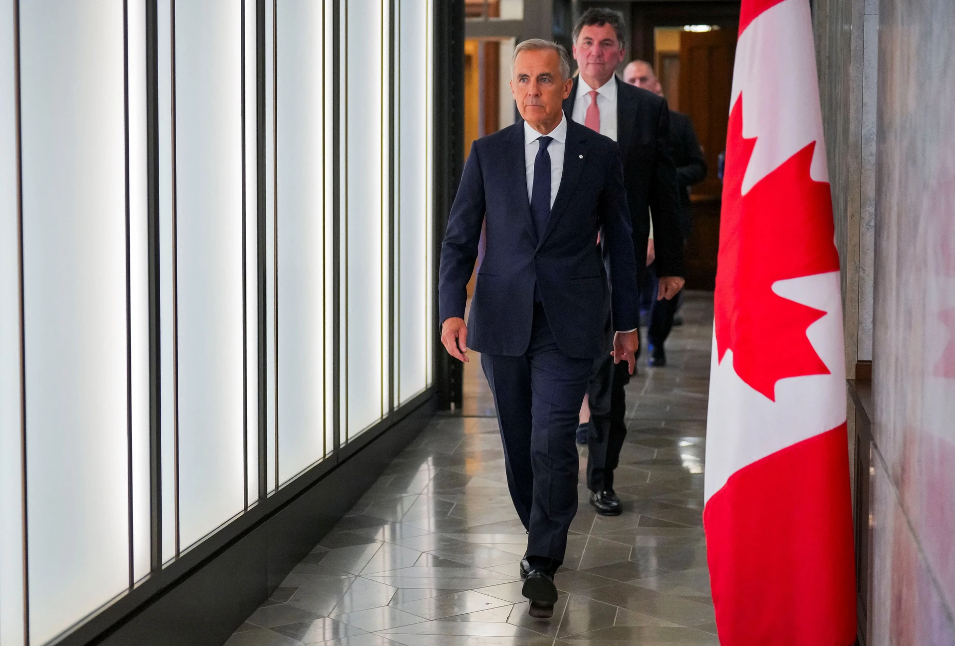 Kündigte Gegenzölle an: Kanadas Premier Mark Carney