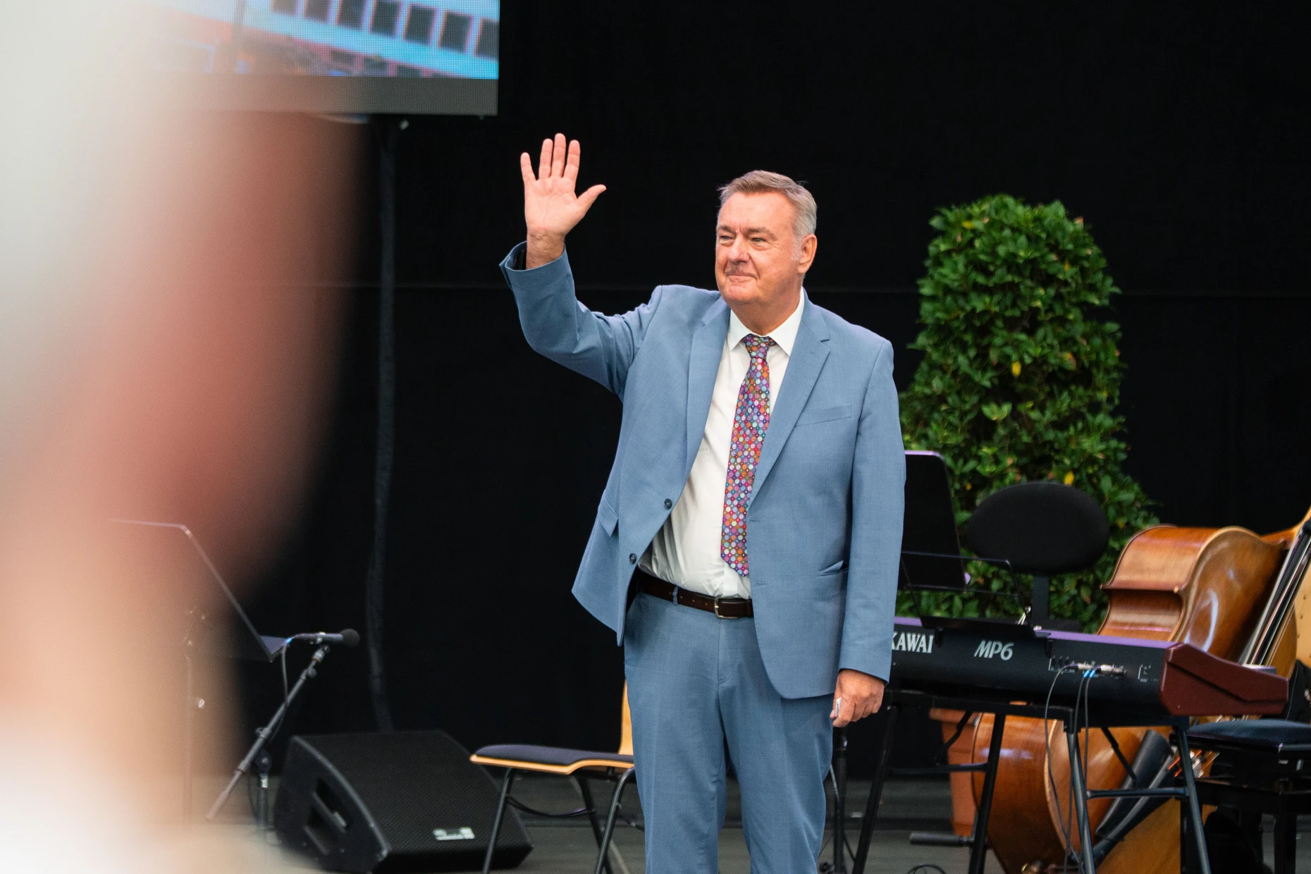 Ende einer Ära: Claus Kaminsky bei der öffentlichen Abschiedsfeier Anfang September